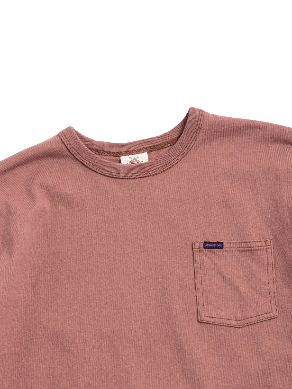 (SJST&ndash;PCMllL) POCKET T&ndash;SHIRT ANKOH RED - Image 2