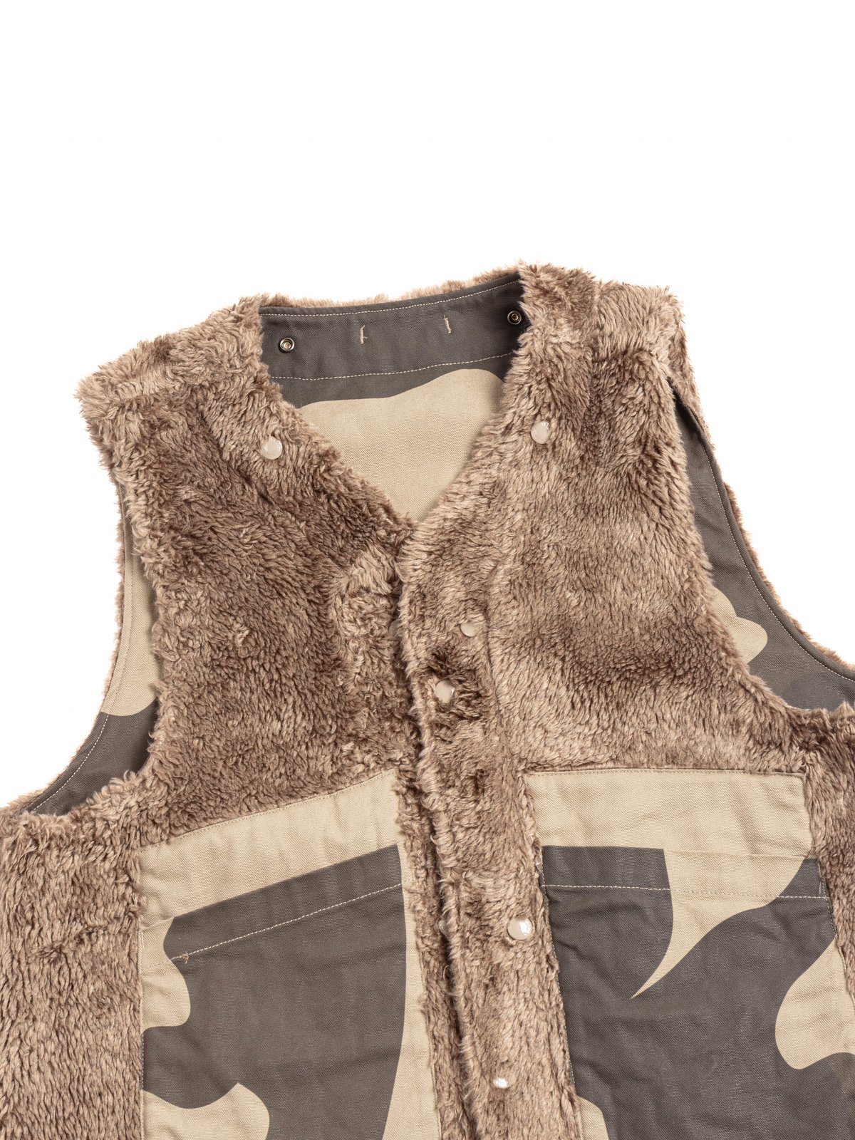 LINER VEST BROWN MAMMOTH DUCK CAMO CANVAS - Image 6