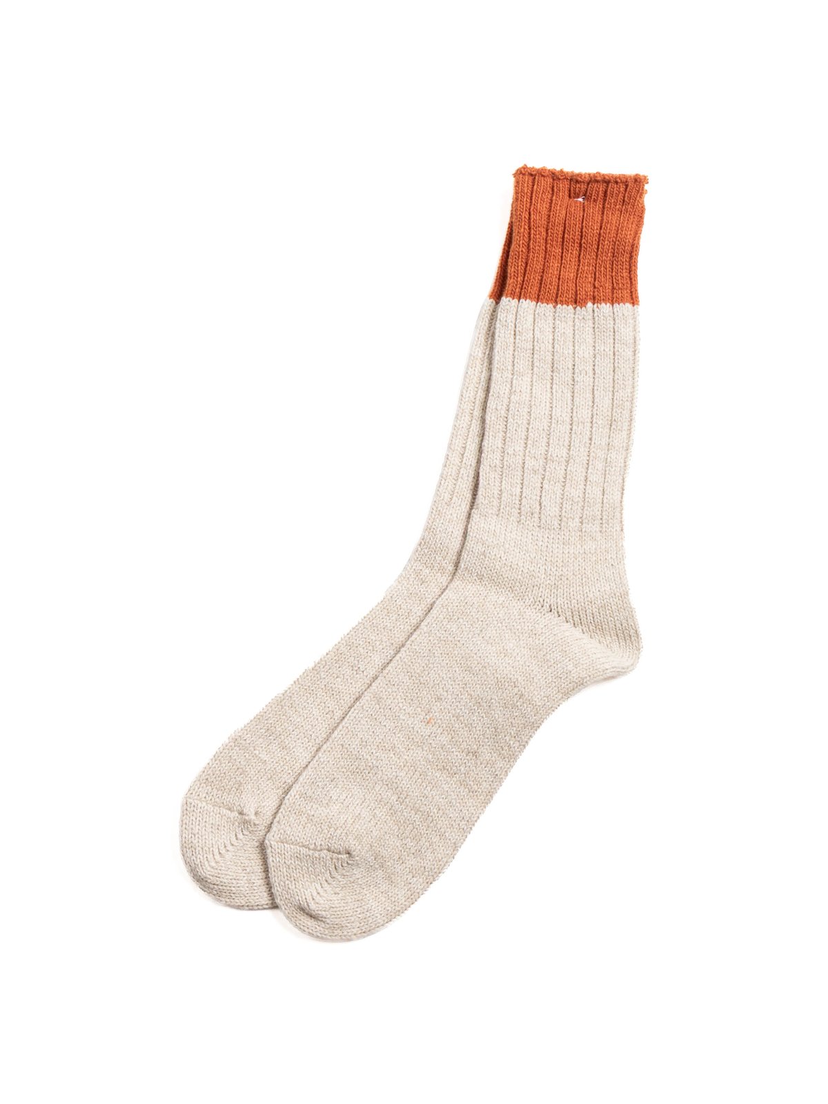 COZY MOUNTAIN SOCK / CREW CASHMERE BLEND / PERSIMMON - Image 2