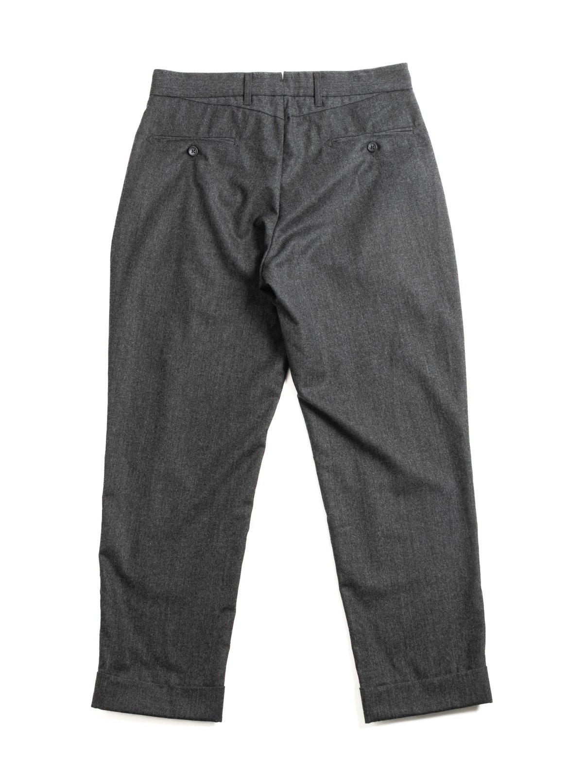 ANDOVER PANT CHARCOAL HIGH COUNT WORSTED WOOL - Image 6