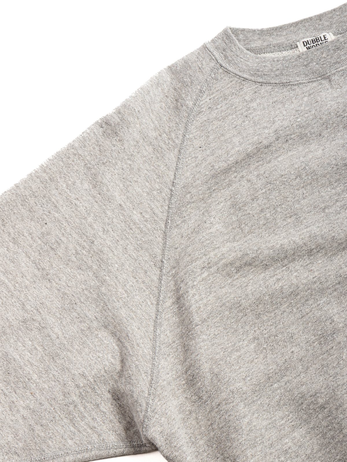 (LOT 74001) CUT OFF SLEEVE SWEATSHIRT / HEATHER GREY - Image 2