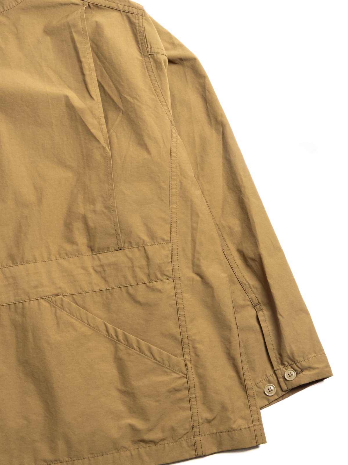 CARDIGAN JACKET BROWN LT.WEIGHT NYCO CLOTH - Image 4