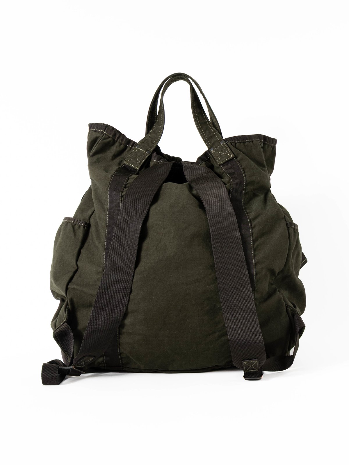 PORTER / CRAG 2WAY RUCK SACK OLIVE - Image 4