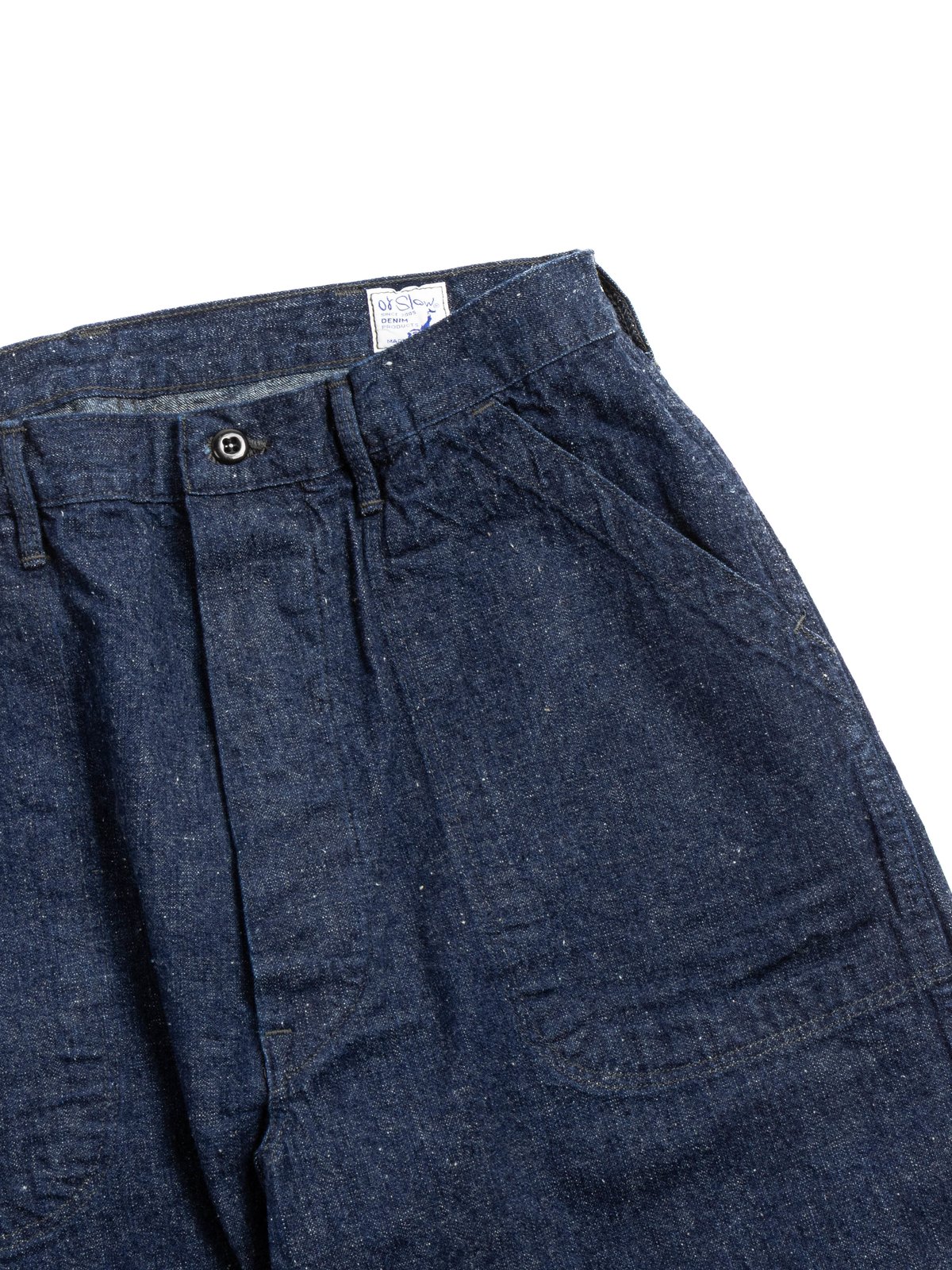 (LOT 01&ndash;5130) US NAVY UTILITY PANTS 9OZ 2X1 ORIGINAL SELVEDGE DENIM - Image 1
