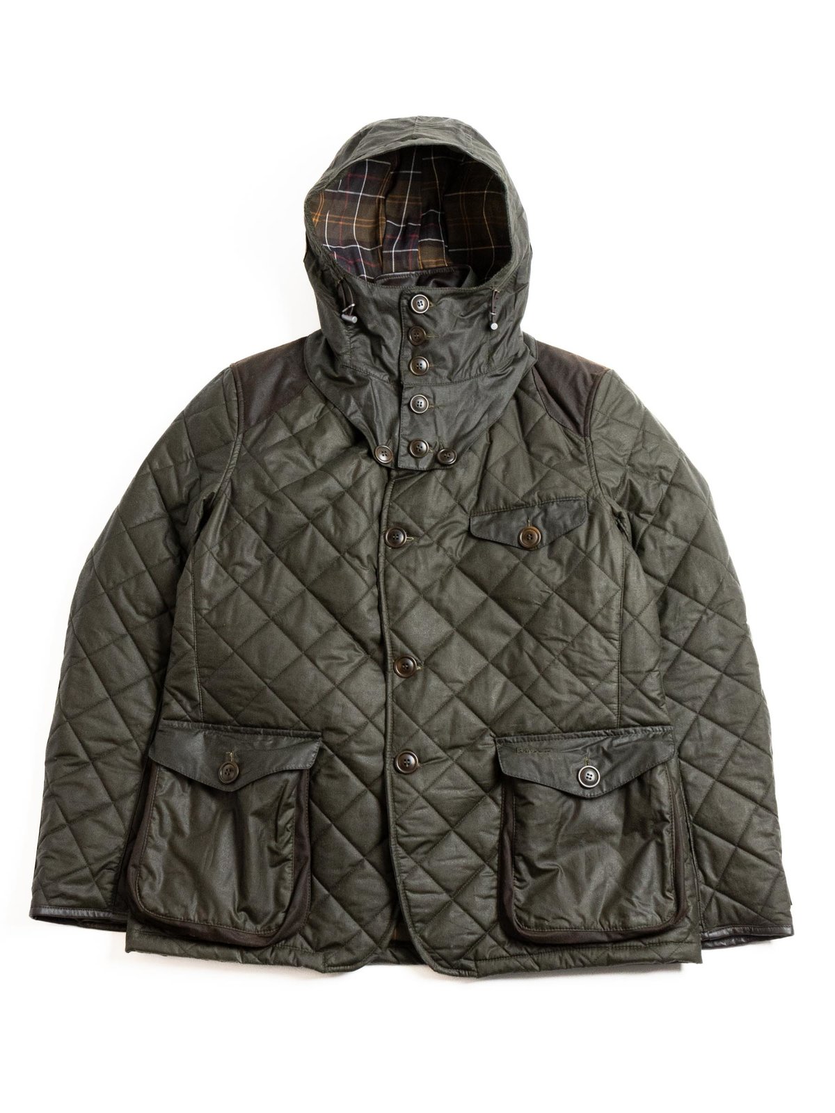 Barbour quilted wax jacket mens best sale