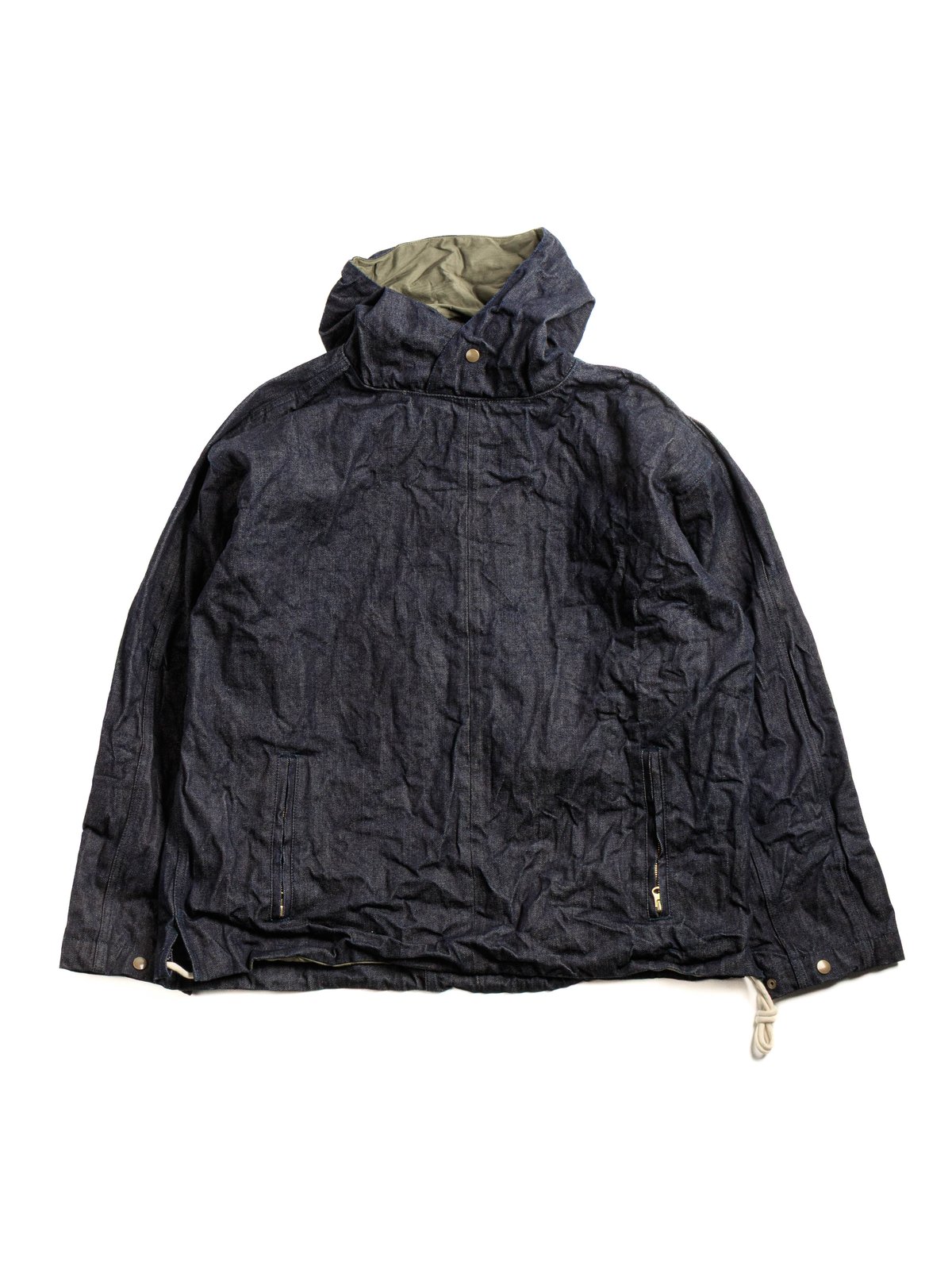 REVERSIBLE PULLOVER JACKET DENIM INDIGO - Image 1