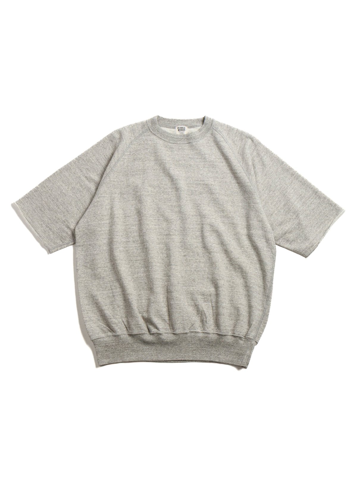 (LOT 74001) CUT OFF SLEEVE SWEAT SHIRT HEATHER GREY - Image 1