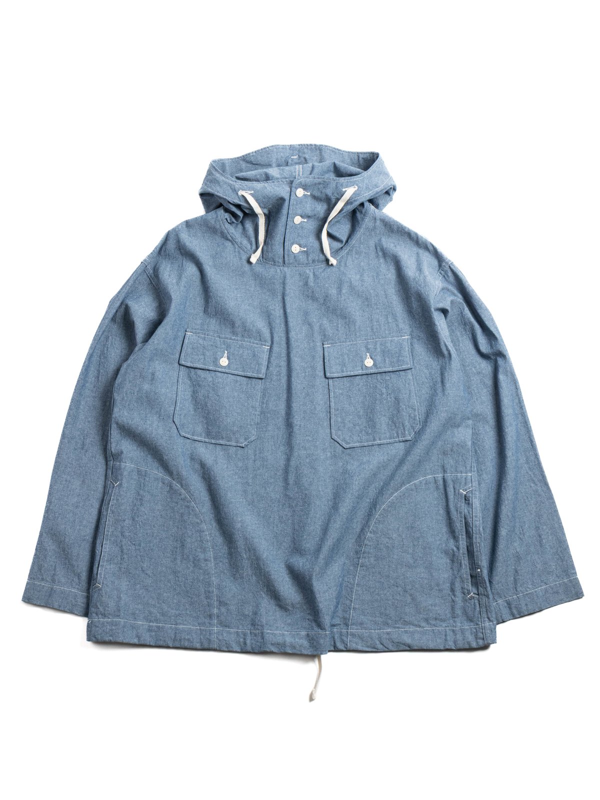 CAGOULE SHIRT LIGHT BLUE 4.5OZ COTTON CHAMBRAY - Image 1