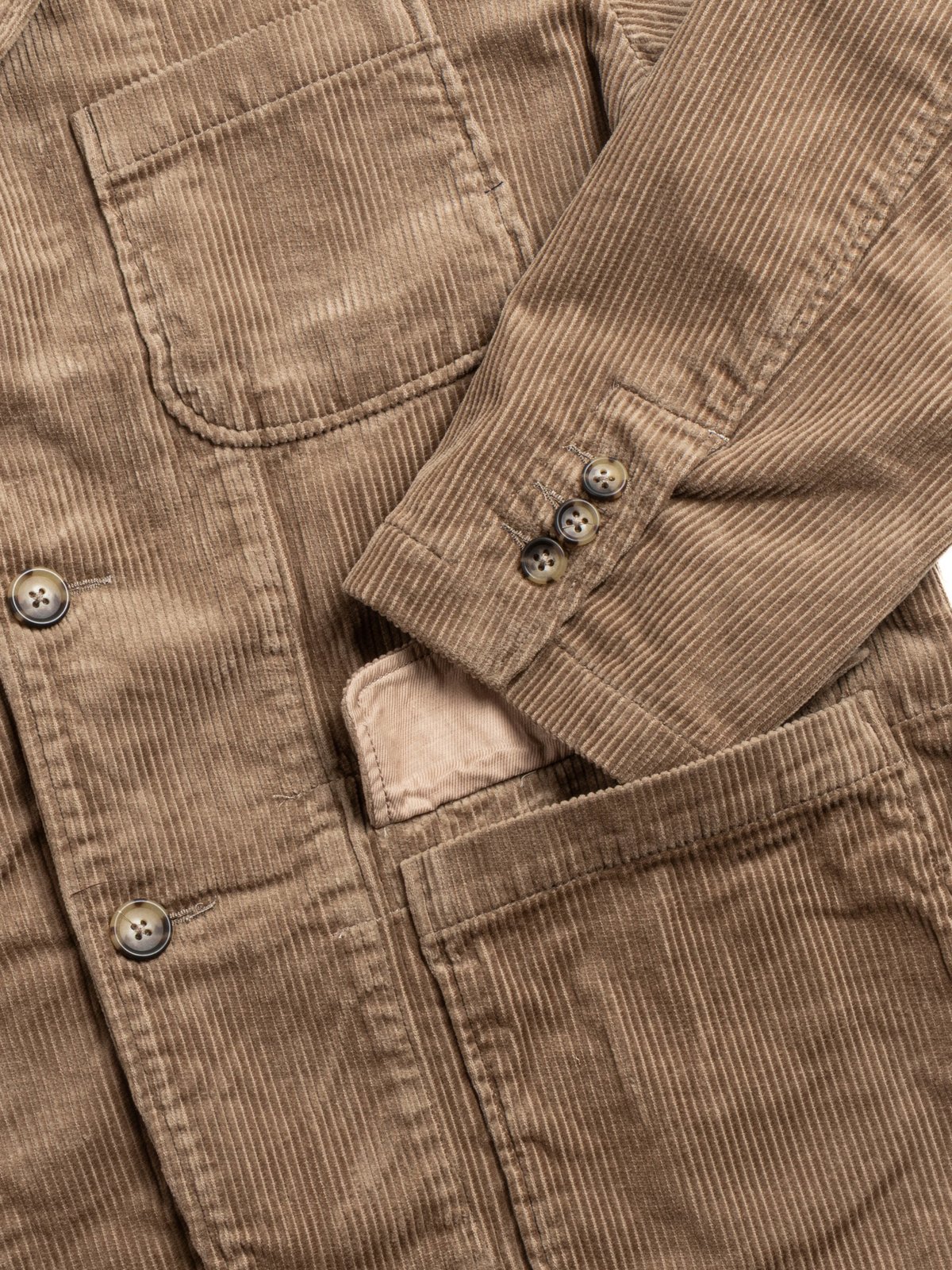 LOITER JACKET 8W CORDUROY KHAKI - Image 3