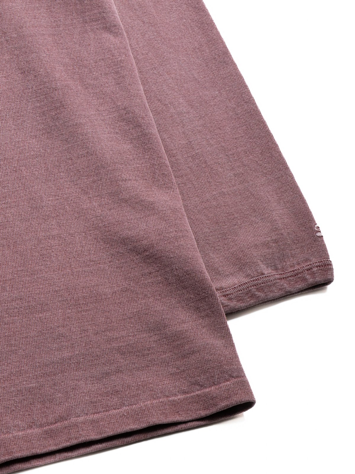 (LOT 58001PD) 9.5OZ  L/S TEE P.D BORDEAUX - Image 3