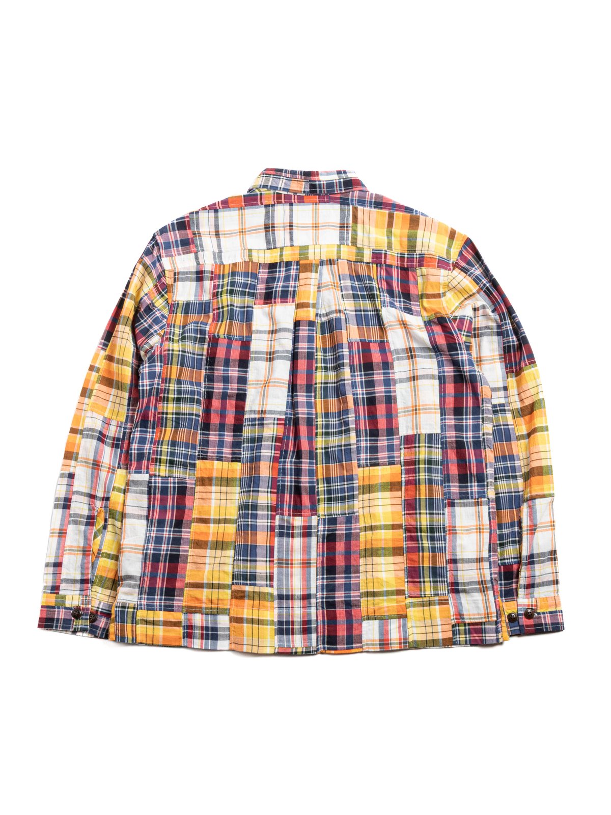 No180 COLLARED HALF ZIP LONG SLEEVE SHIRT PATCHWORK - Image 5