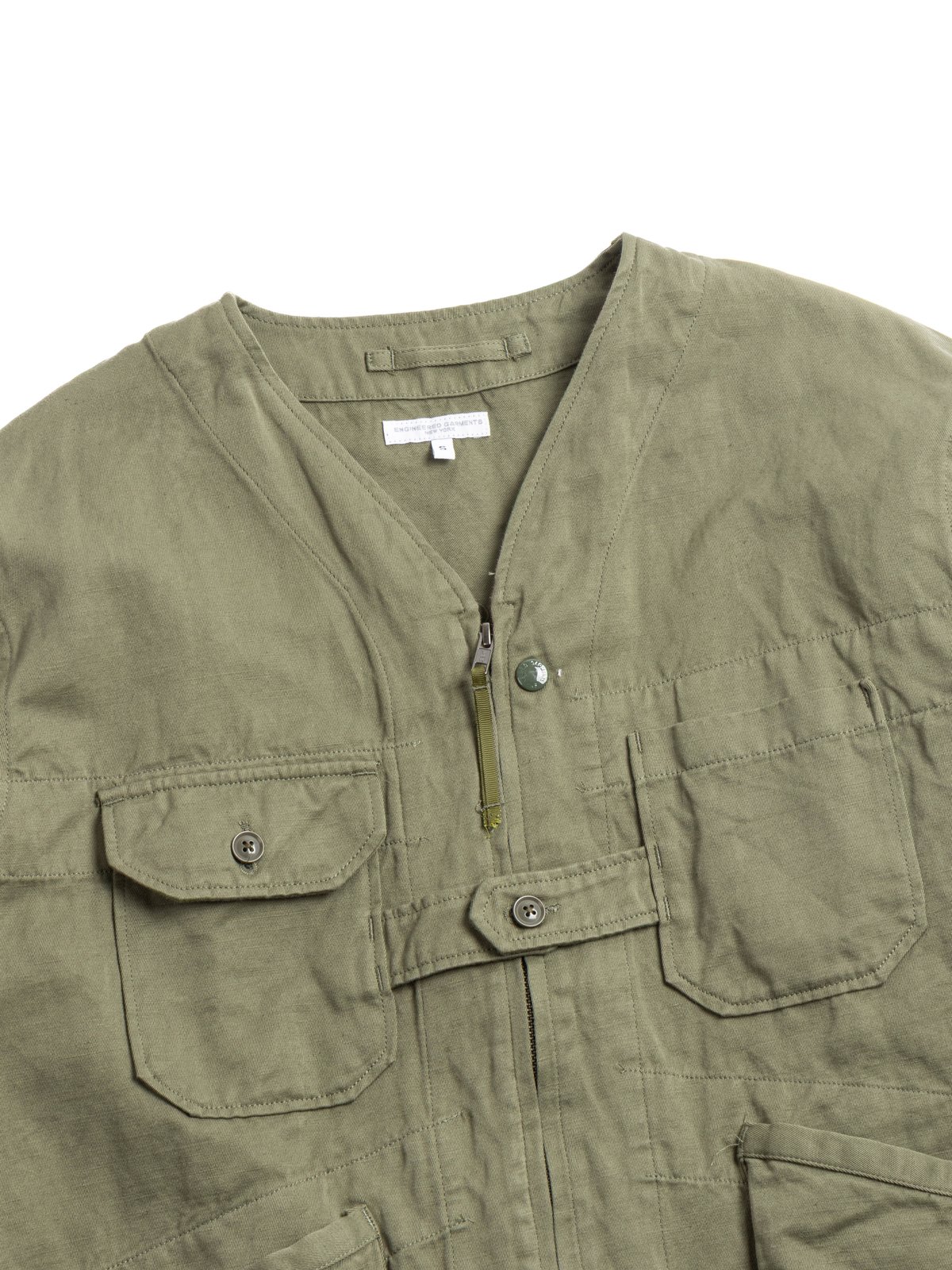 CARDIGAN JACKET OLIVE CL HEAVY TWILL - Image 2