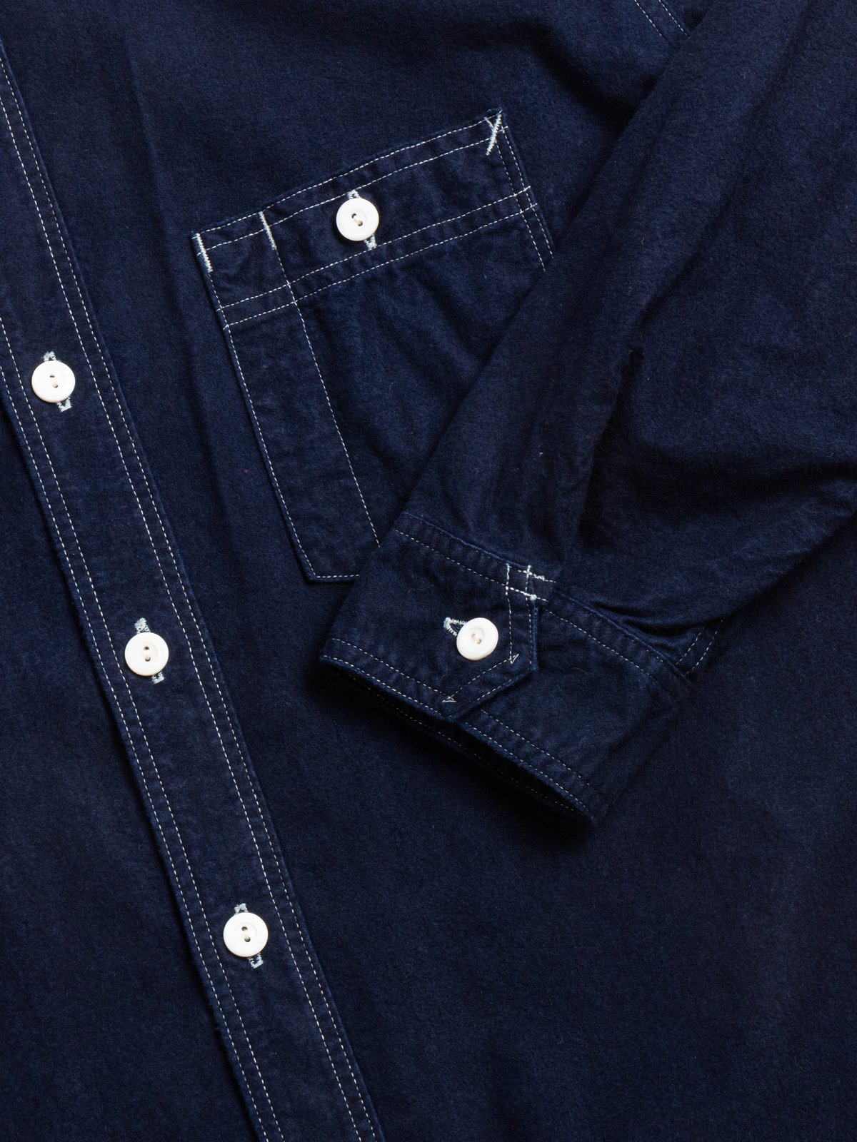 ST LOUIS CHAMBRAY INDIGO FLANNEL - Image 4