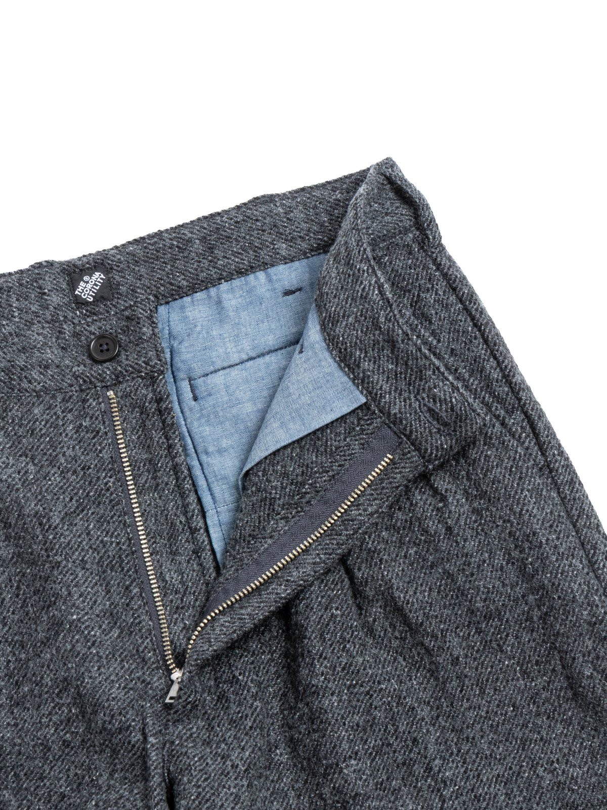 (CP026) 2T DESERT SLACKS TOP CHARCOAL - Image 3