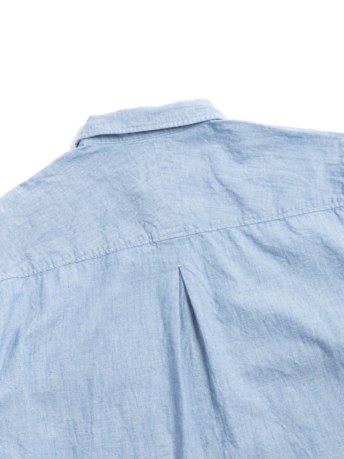 HORLISUN CLASSIC CHAMBRAY SHIRT LIGHT BLUE - Image 3