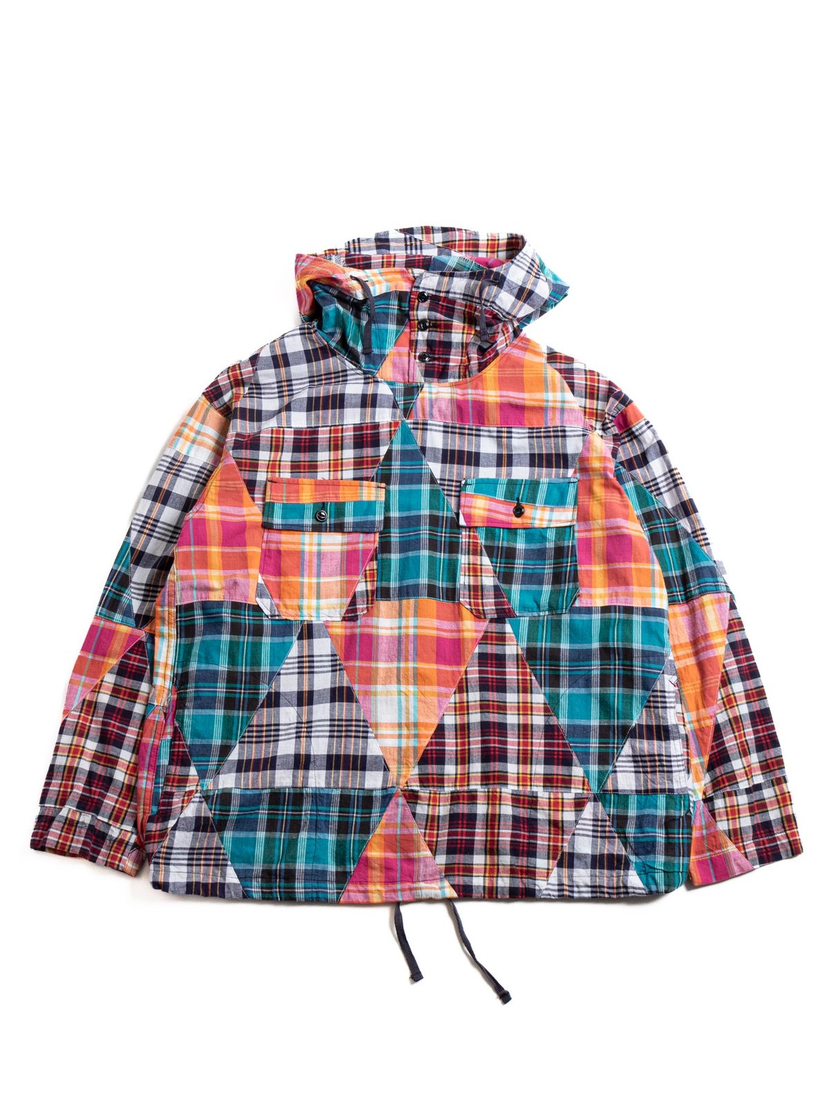 CAGOULE SHIRT MULTI COLOR TRIANGLE PATCHWORK - Image 1