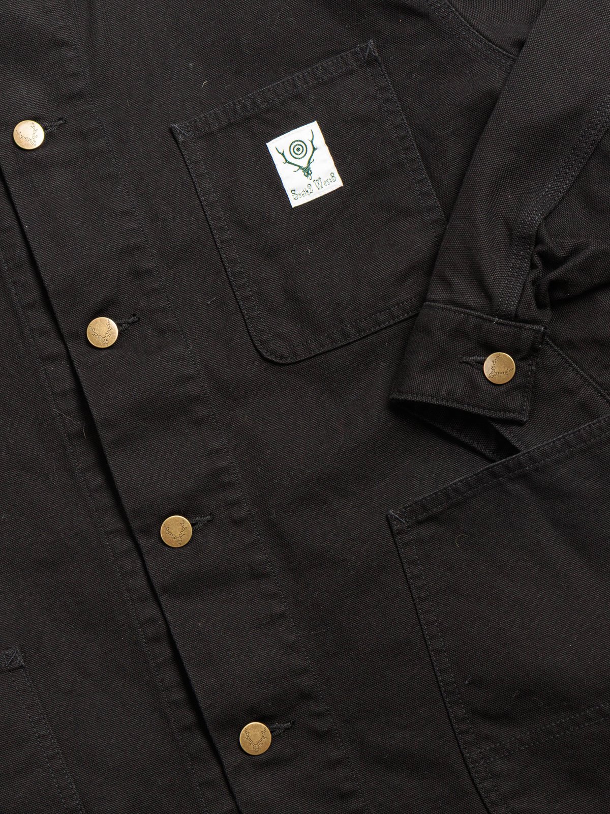 COVERALL 11.5oz COTTON CANVAS BLACK - Image 3