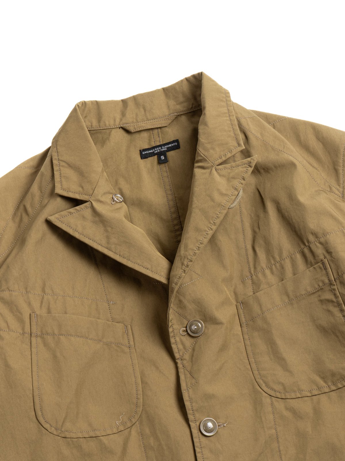 BEDFORD JACKET KHAKI COATED NYCO TWILL - Image 2