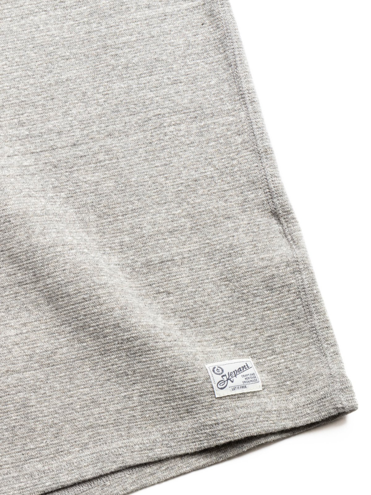 (KP9901MS) RAFFIA SPUN RIB SHORT SLEEVE T&ndash;SHIRT LT. GRAY - Image 3