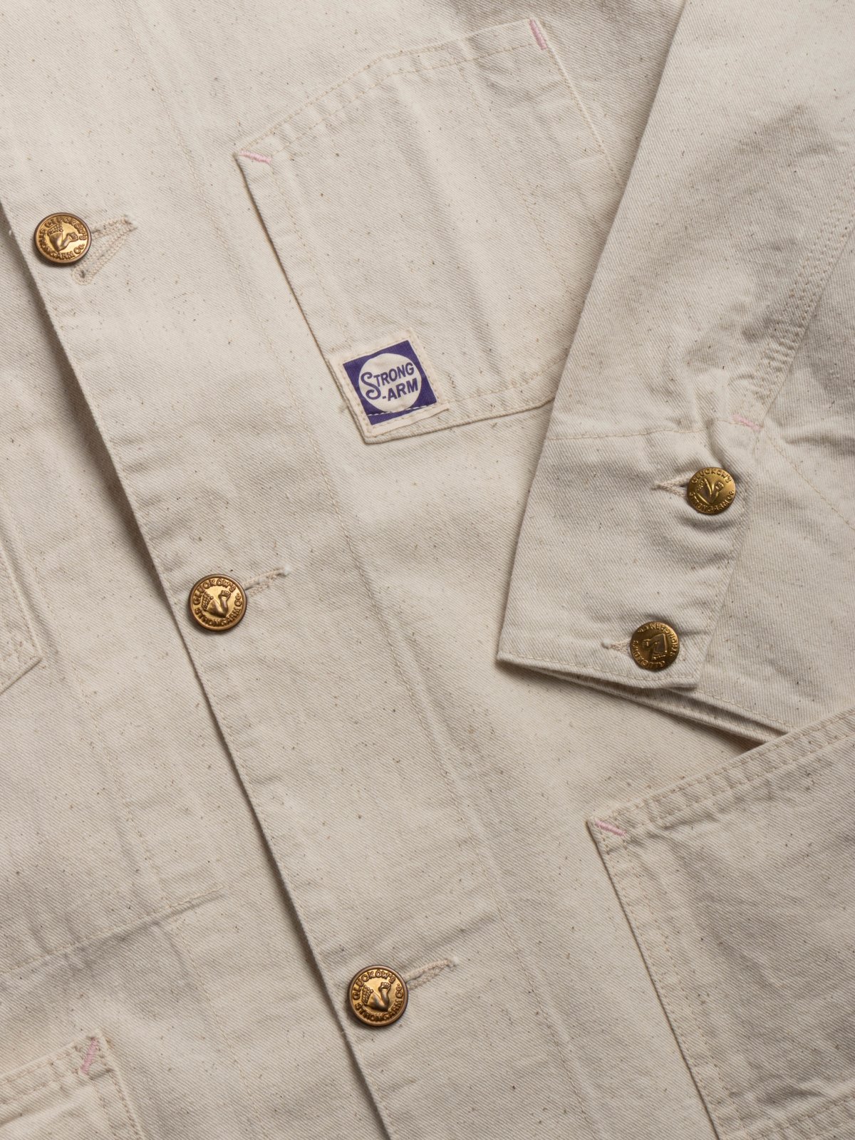 (JG&ndash;29) HOUSE PAINTER&rsquo;S JACKET ECRU - Image 3