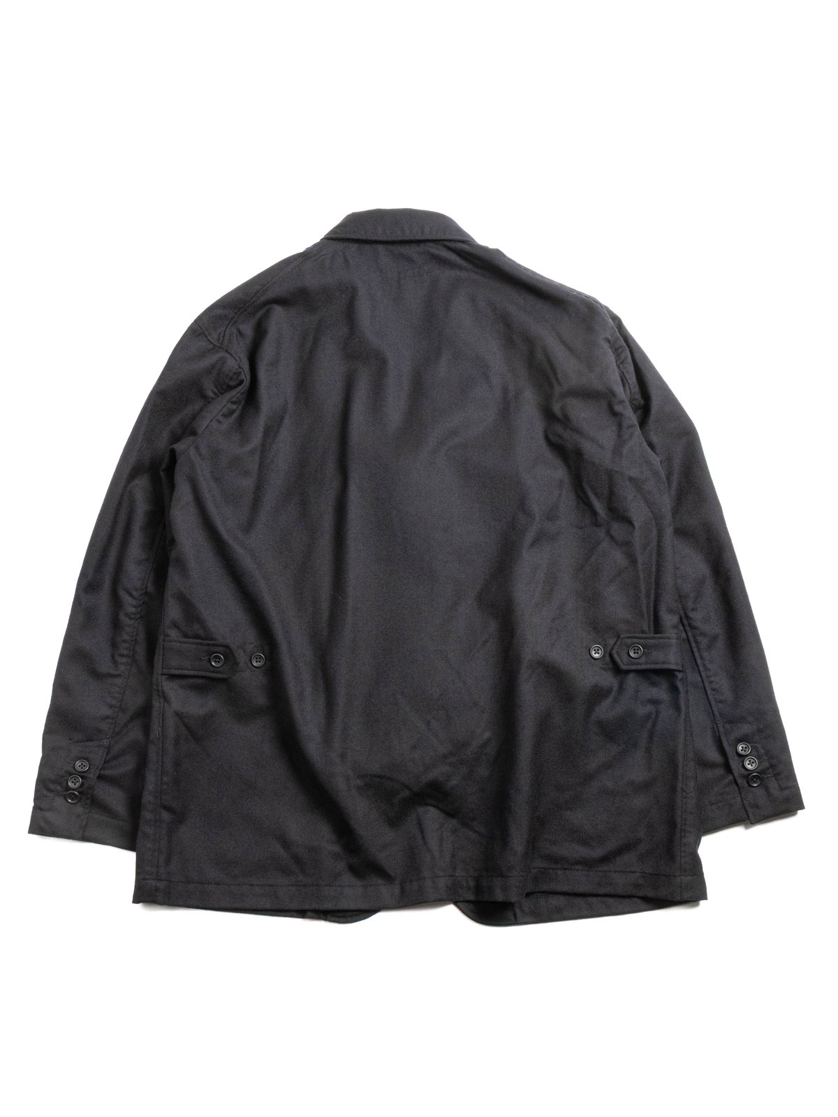 LOITER JACKET DK. NAVY HIGH COUNT WORSTED WOOL - Image 5