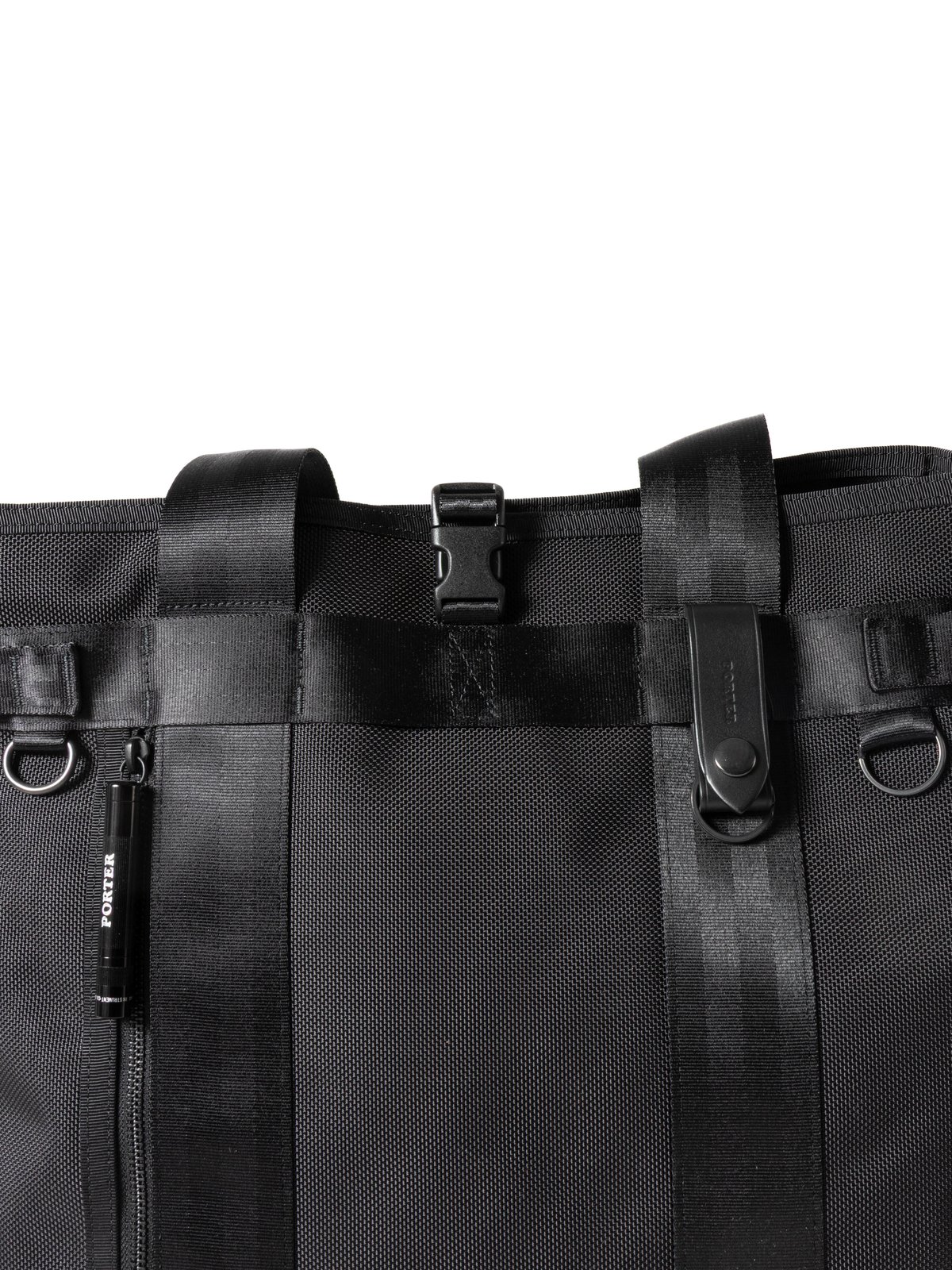 PORTER / HEAT SERIES TOTE BAG BLACK (M) - Image 4