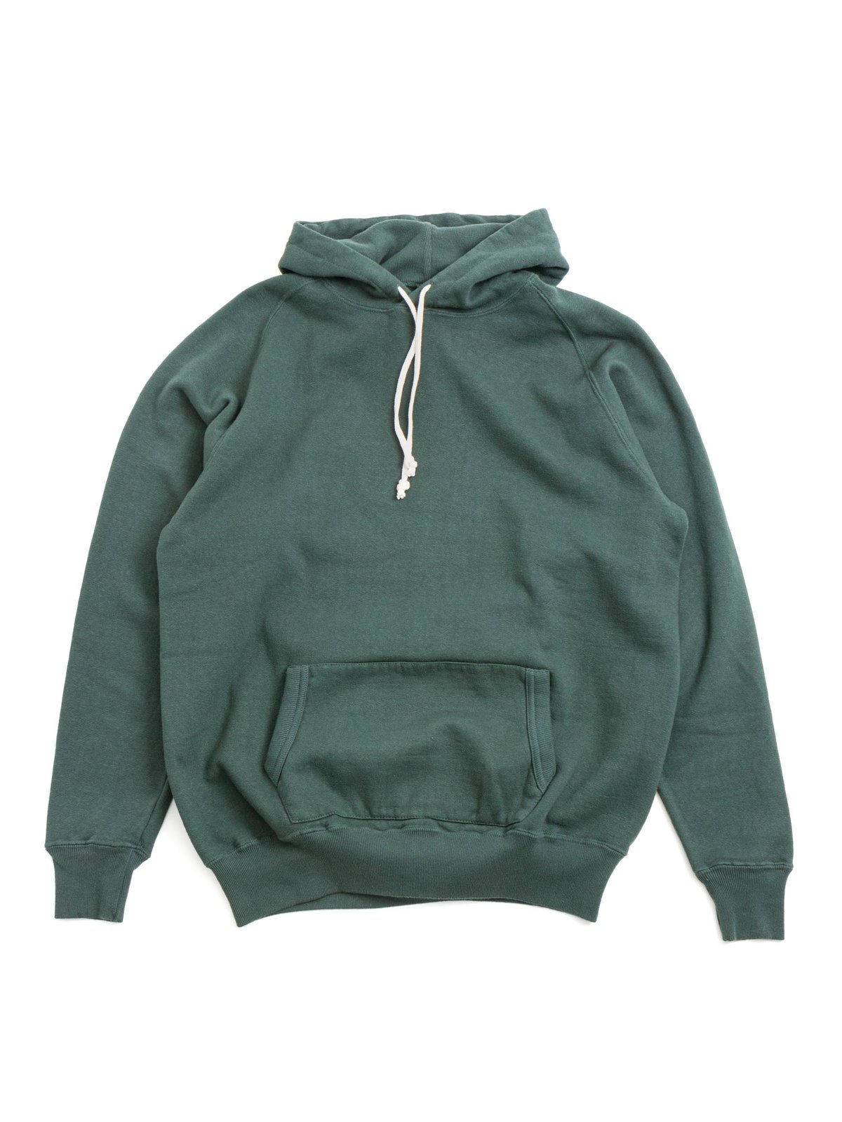 EHU’KIA HOODED RAGLAN SWEATSHIRT DARKEST SPRUCE - Image 1