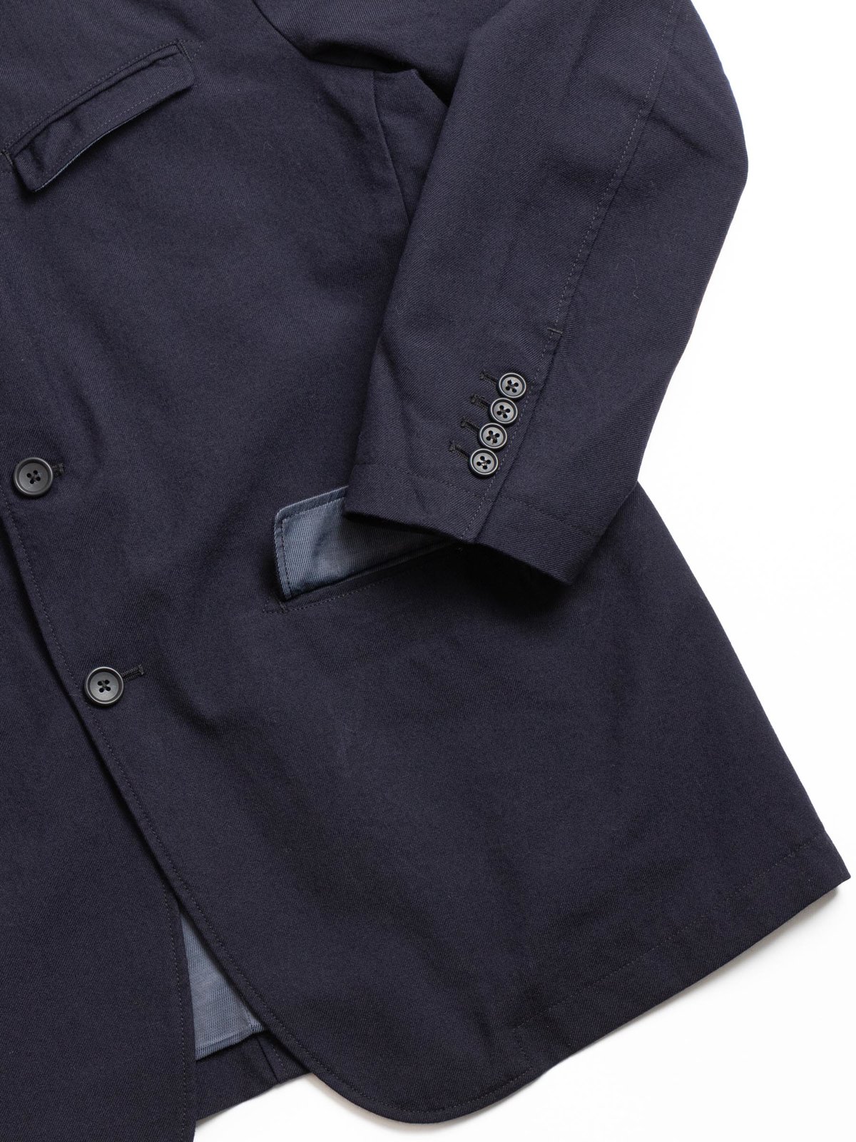 ANDOVER JACKET DK. NAVY WOOL UNIFORM SERGE by Engineered Garments