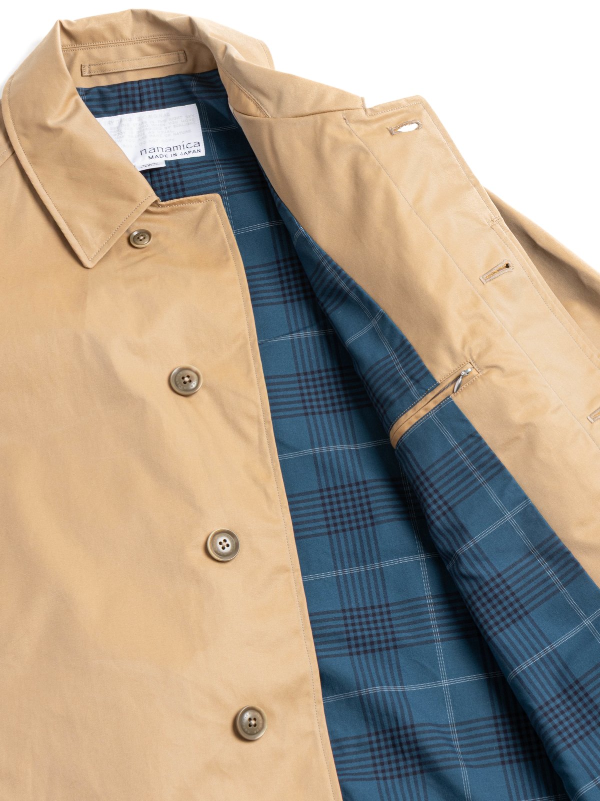 2L COTTON GORE–TEX BALMACAAN COAT BEIGE - Image 5