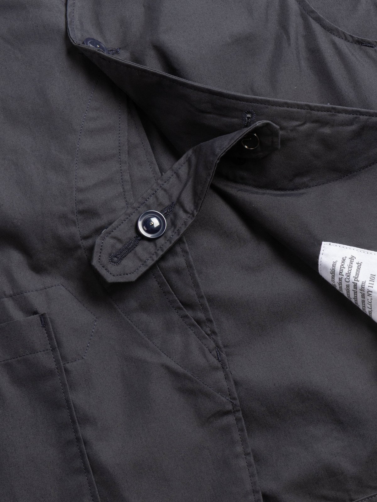 UPLAND VEST DK.NAVY LT WEIGHT NYCO TWILL  - Image 3