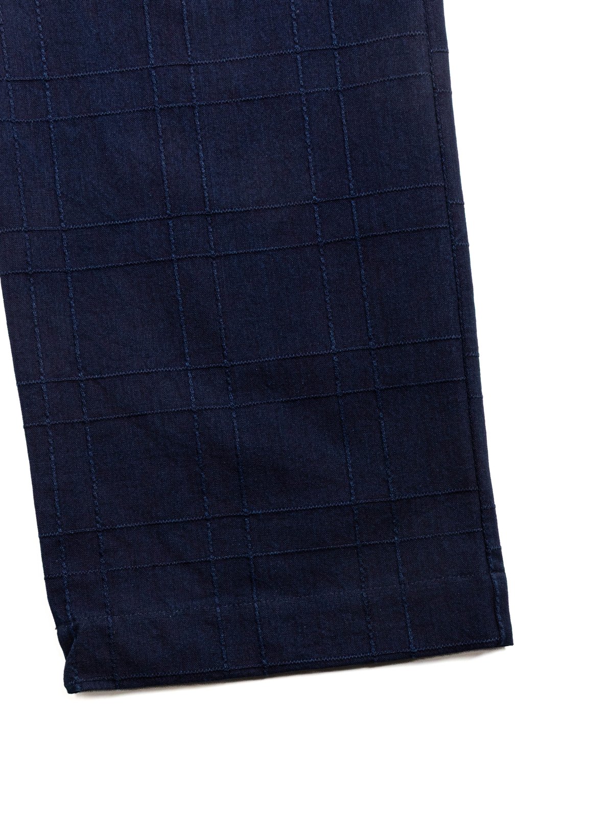 (SJAP&ndash;26&ndash;ARS) (INDIGO SASHIKO LATTICE TROUSER - Image 4