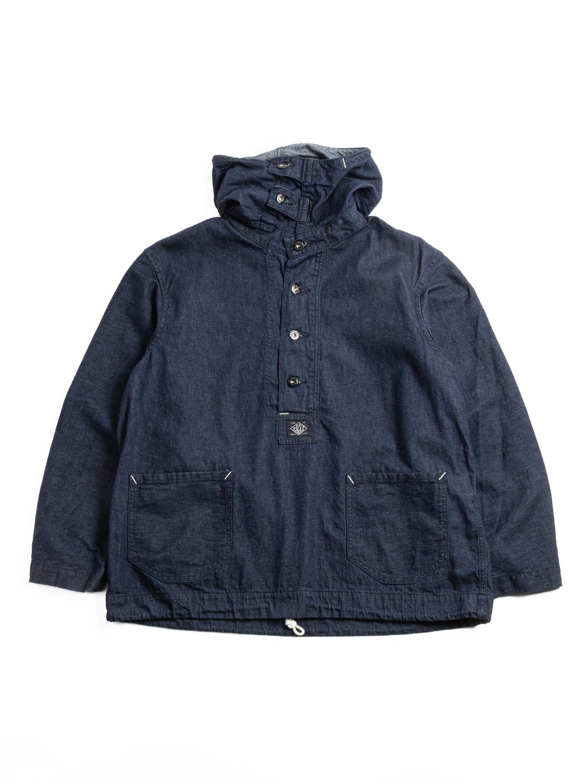 CRAFTMASTER HOODY 8oz DENIM INDIGO - Image 1