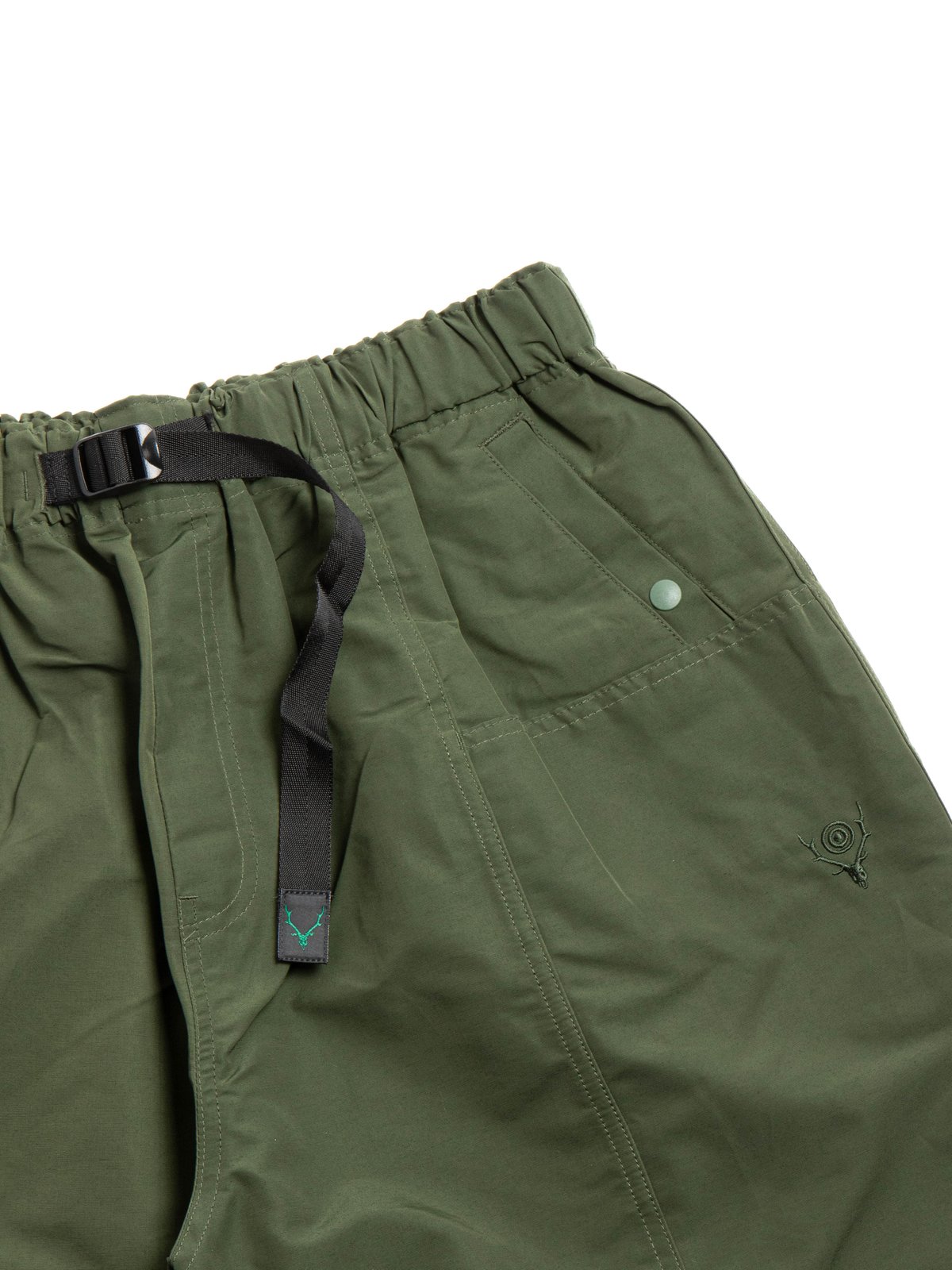 SOUTH2 WEST8 BELTED C.S. SHORT NYLON RIPSTOP OLIVE - Image 1