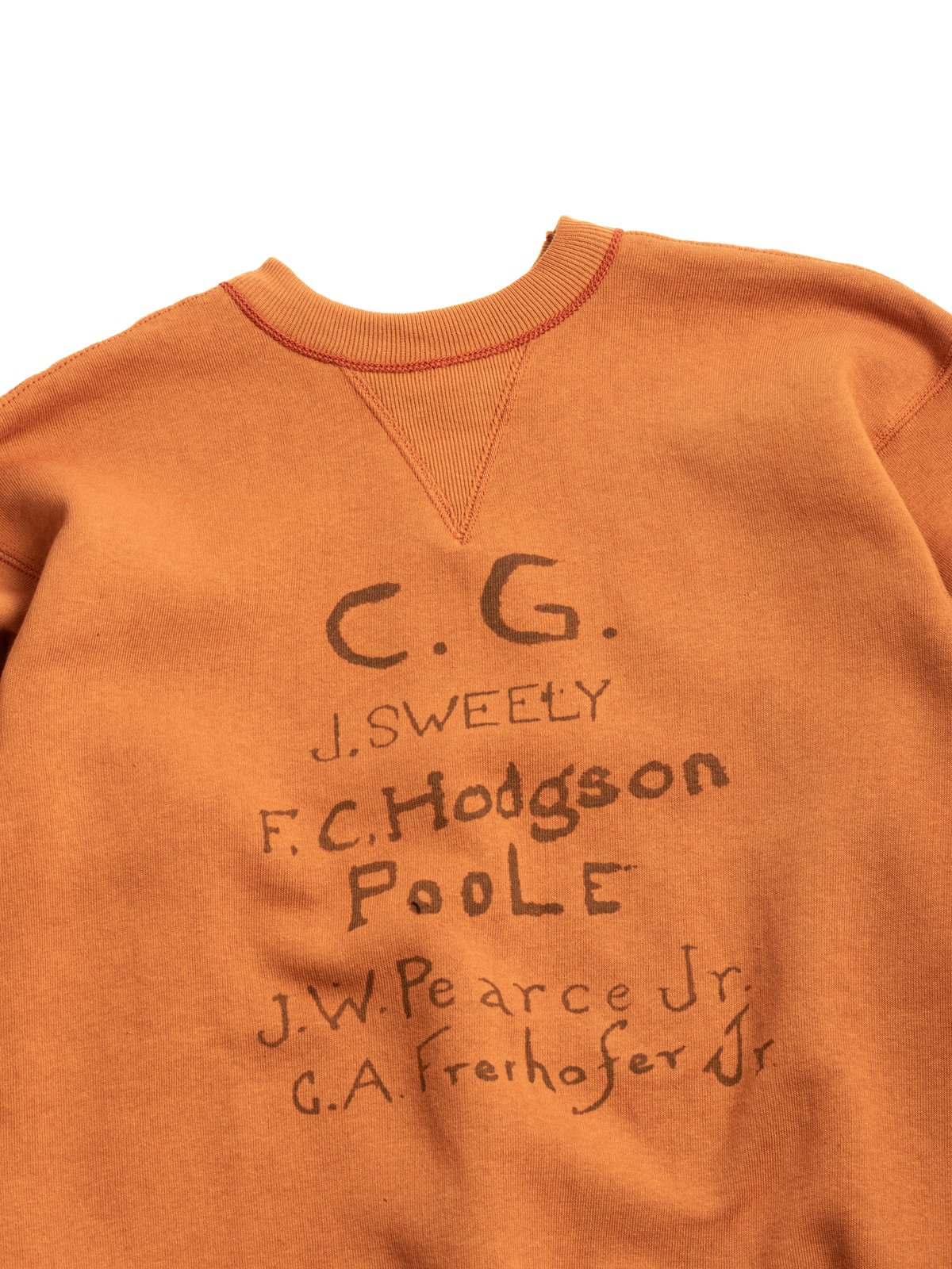 (LOT 403) CG SWEATSHIRT BURNT ORANGE - Image 2