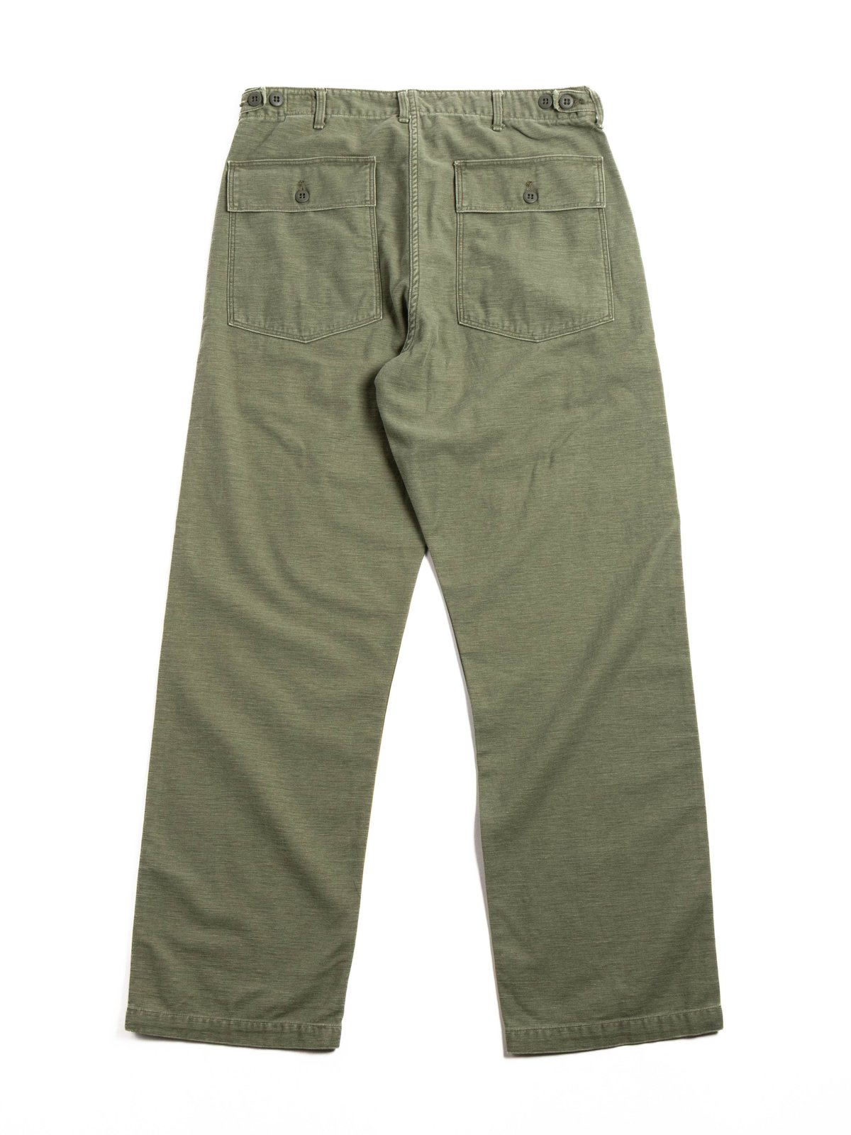 (V5002&ndash;77S) REVERSE SATEEN VINTAGE FIT FATIGUE PANT OLIVE SW - Image 5