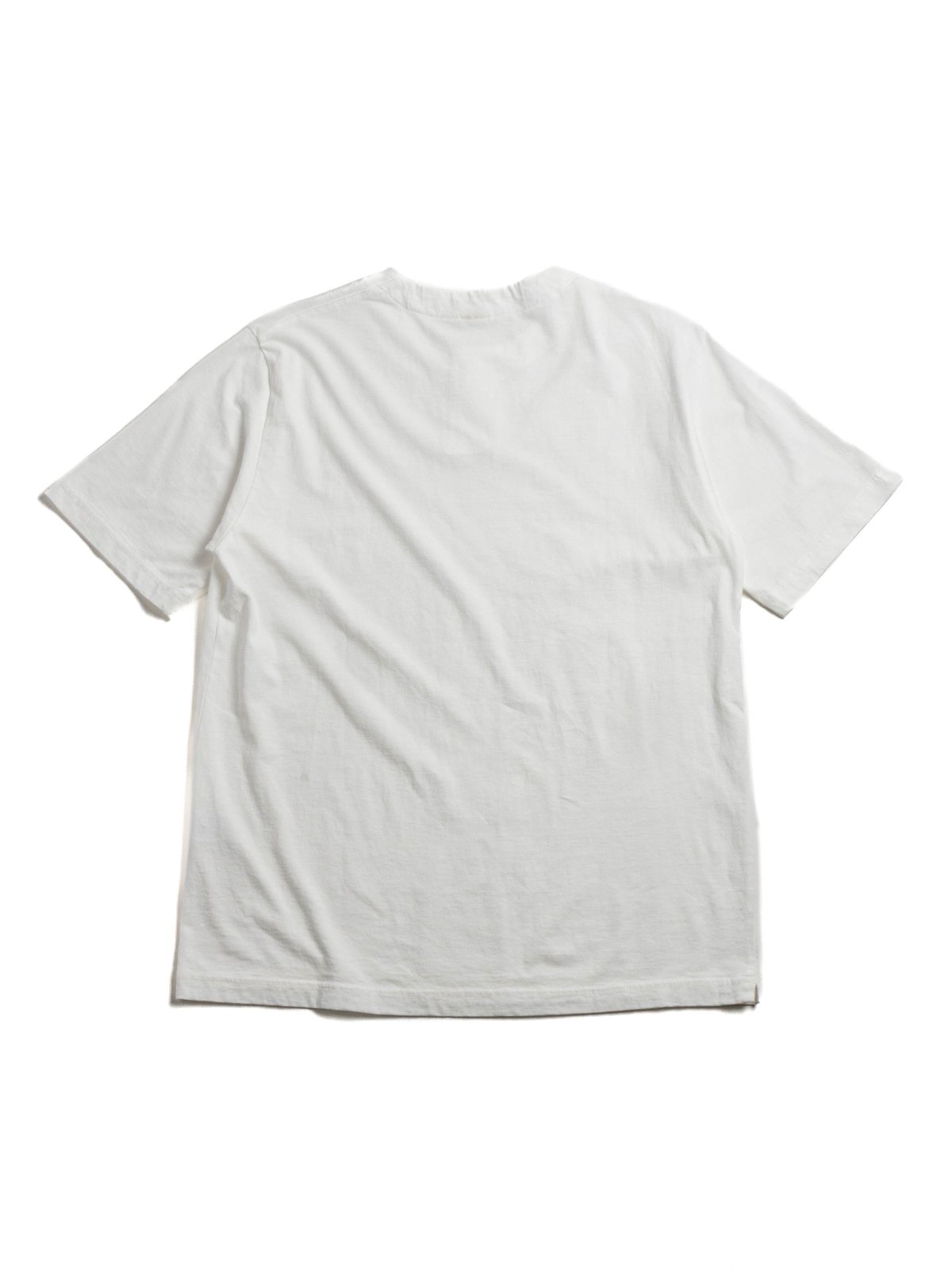 HENLEY–NECK S/S T–SHIRT WHITE  - Image 4