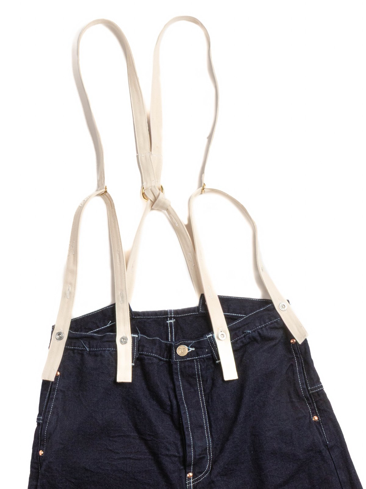 TYPE 156 SPLIT BACK JEANS DOUBLE INDIGO BROKEN TWILL RINSED - Image 5