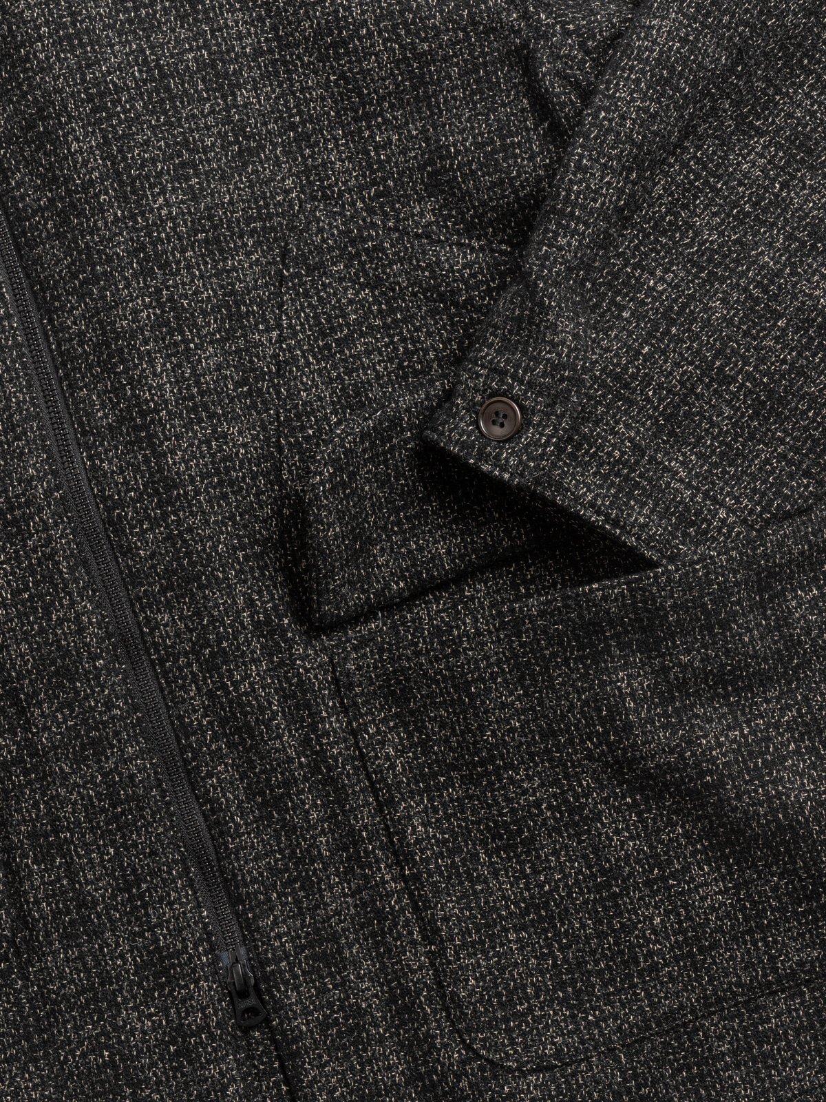 DEE PARKA 3 WOOL / COTTON NEP SALT & PEPPER - Image 5