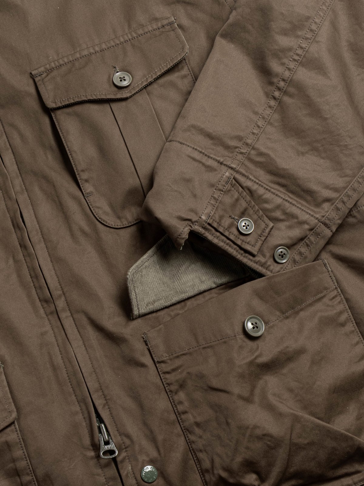 SAS JACKET COTTON VENTILE TWILL DK. OLIVE - Image 6