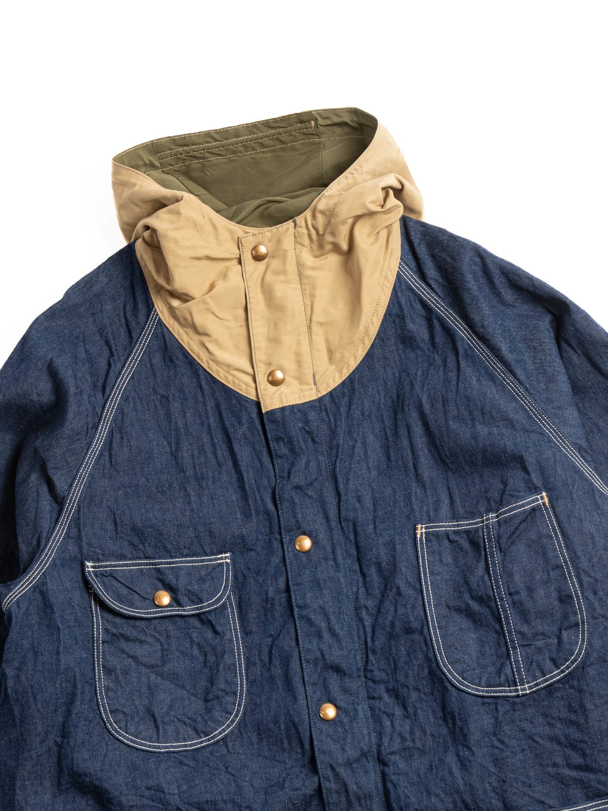 (6143) 60/40 CLOTH HOODED COVERALL ONE WASH - Image 2