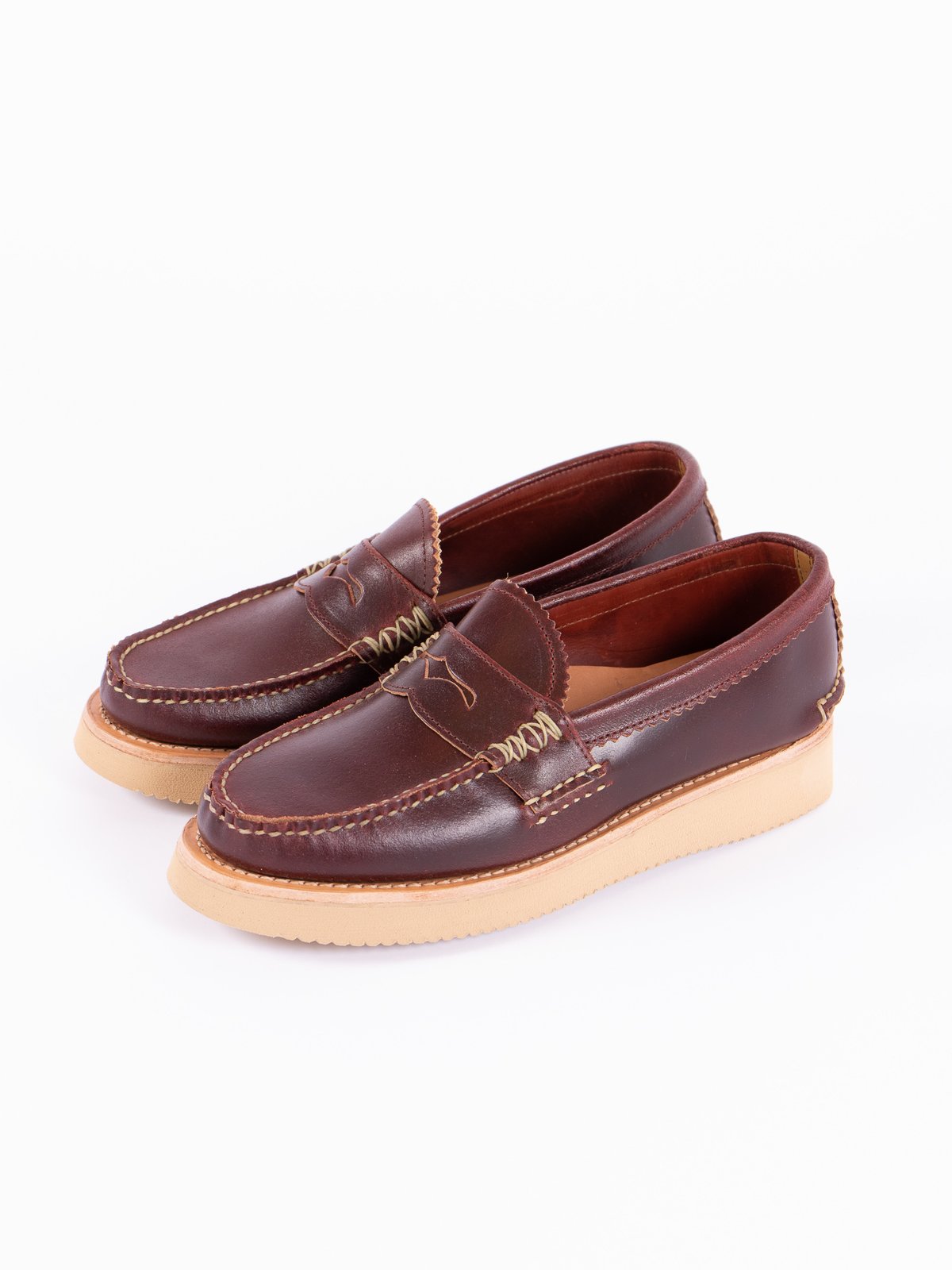 FO Wax Red Loafer Shoe Exclusive by Yuketen – The Bureau Belfast