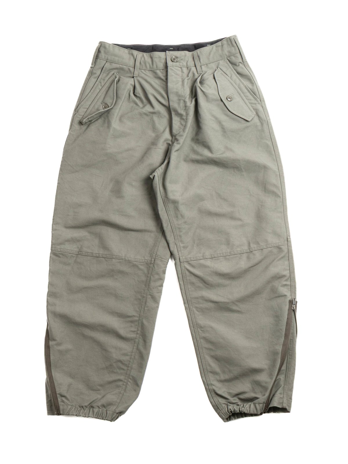 IAC PANT OLIVE COTTON DOUBLE CLOTH - Image 1