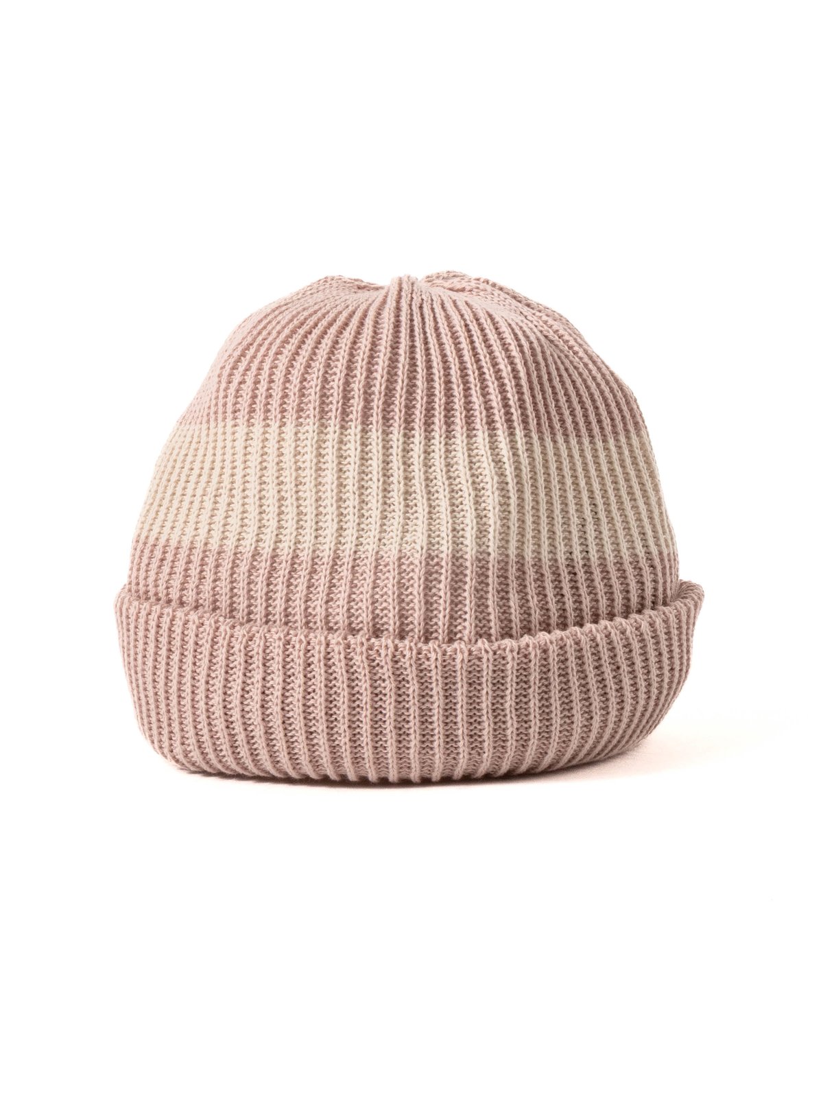 (R5164) COTTON FLUX STRIPED BEANIE SAKURA - Image 1