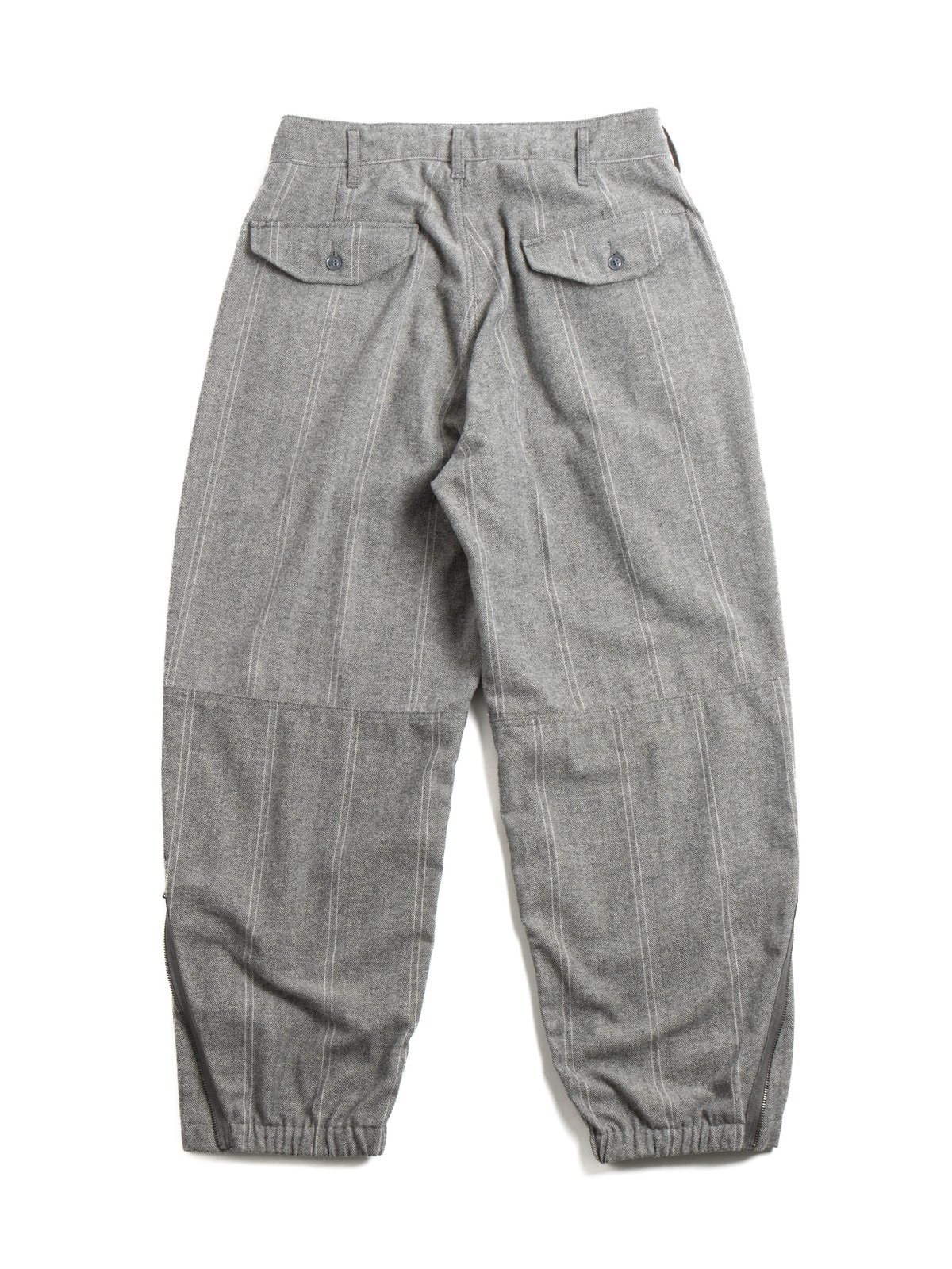 IAC PANT LT. GREY WOOL STRIPED HB - Image 7