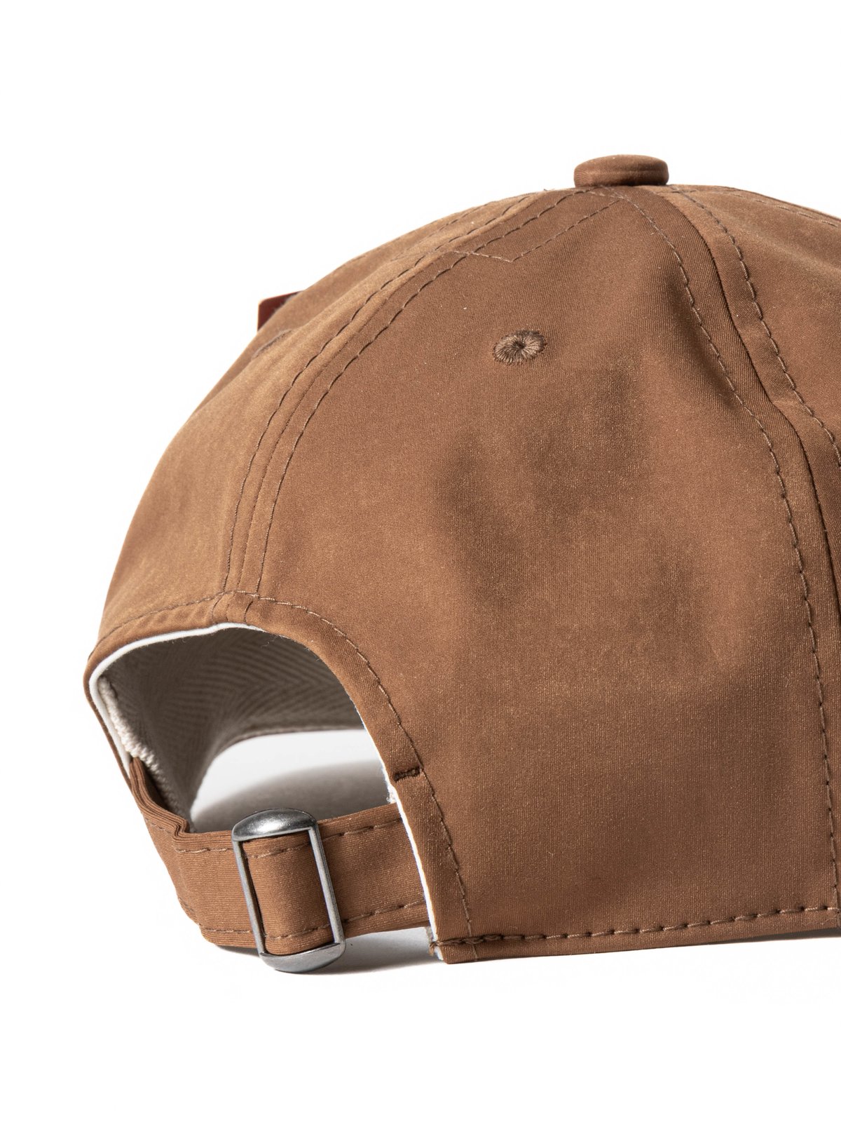 POTEN POLY NYLON LIKE SUEDE BASEBALL CAP CAMEL - Image 3