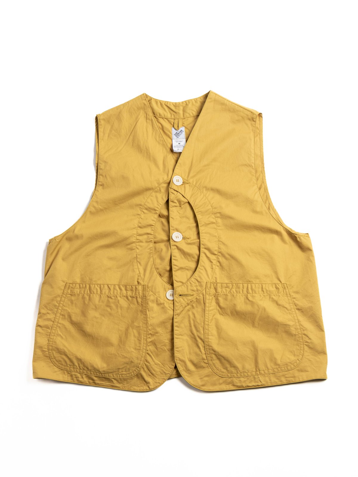 (CV002) GAME VEST LIGHT COTTON TWILL MUSTARD - Image 1