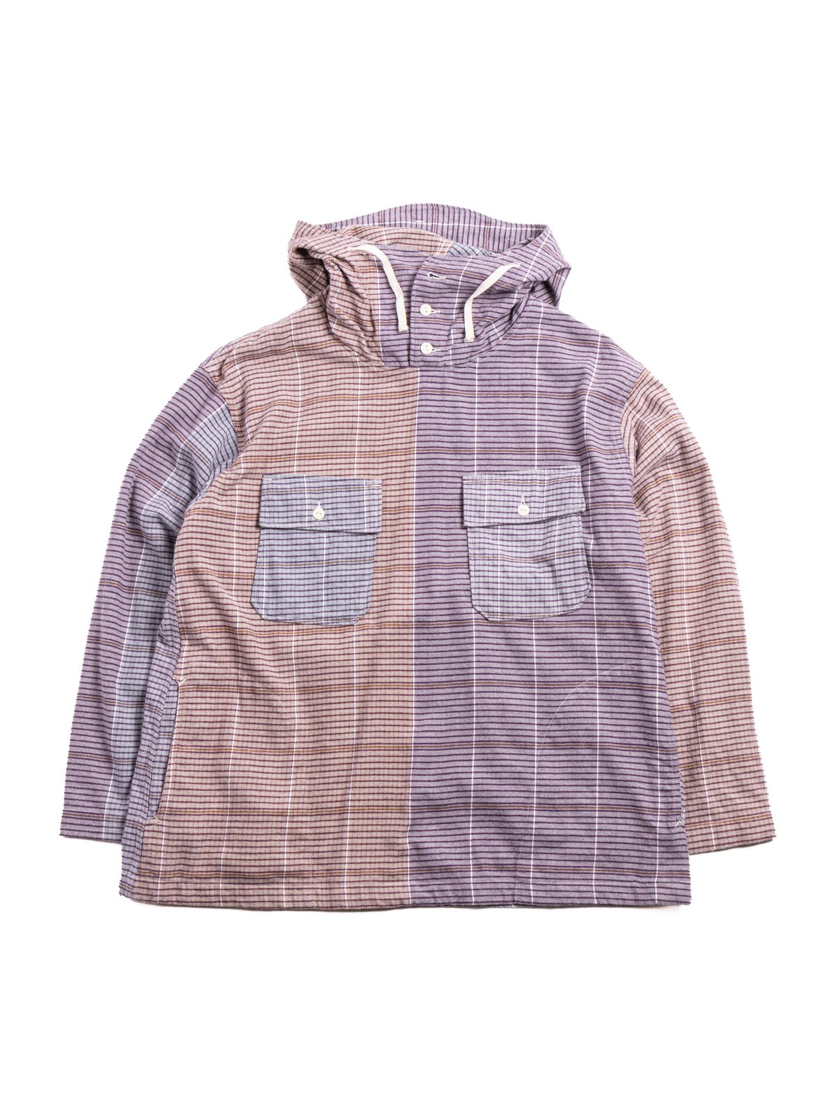 CAGOULE SHIRT MULTI COLOR COTTON COLOR BLOCK CHECK - Image 1