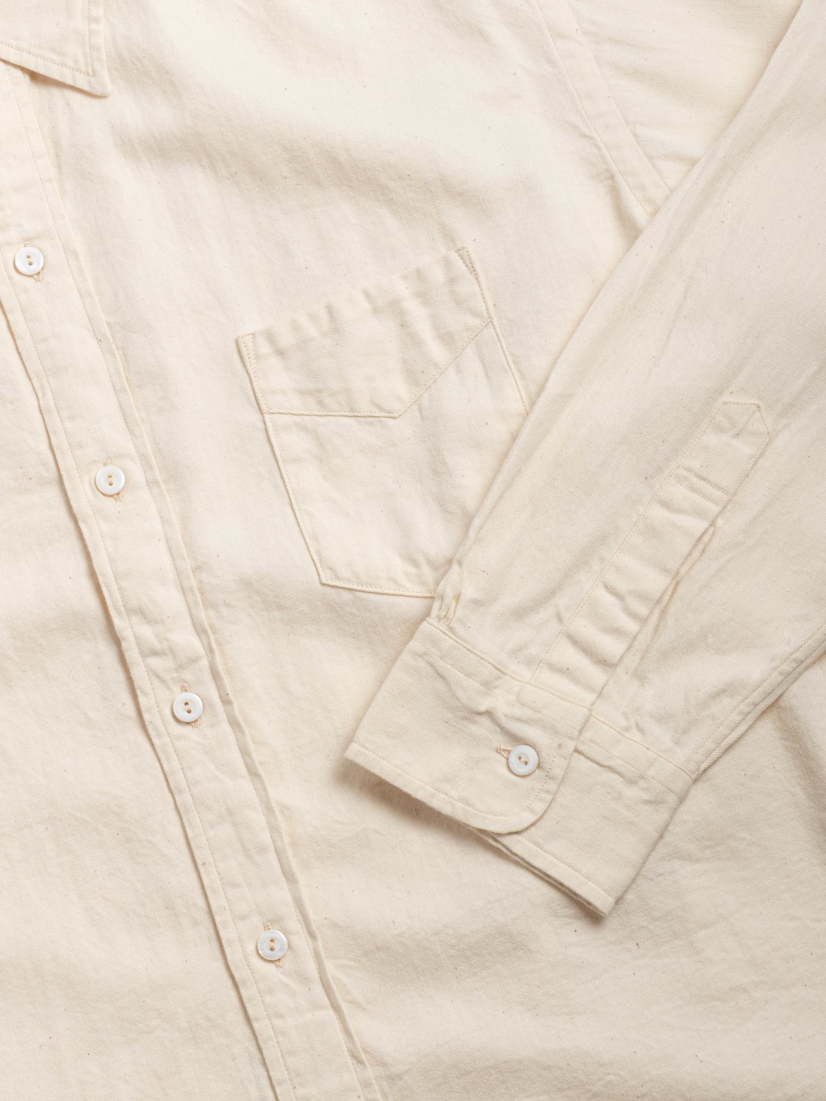 (3232&ndash;VTN) ORIGINAL BL SHIRT / VINTAGE TWILL / NATURAL  - Image 3