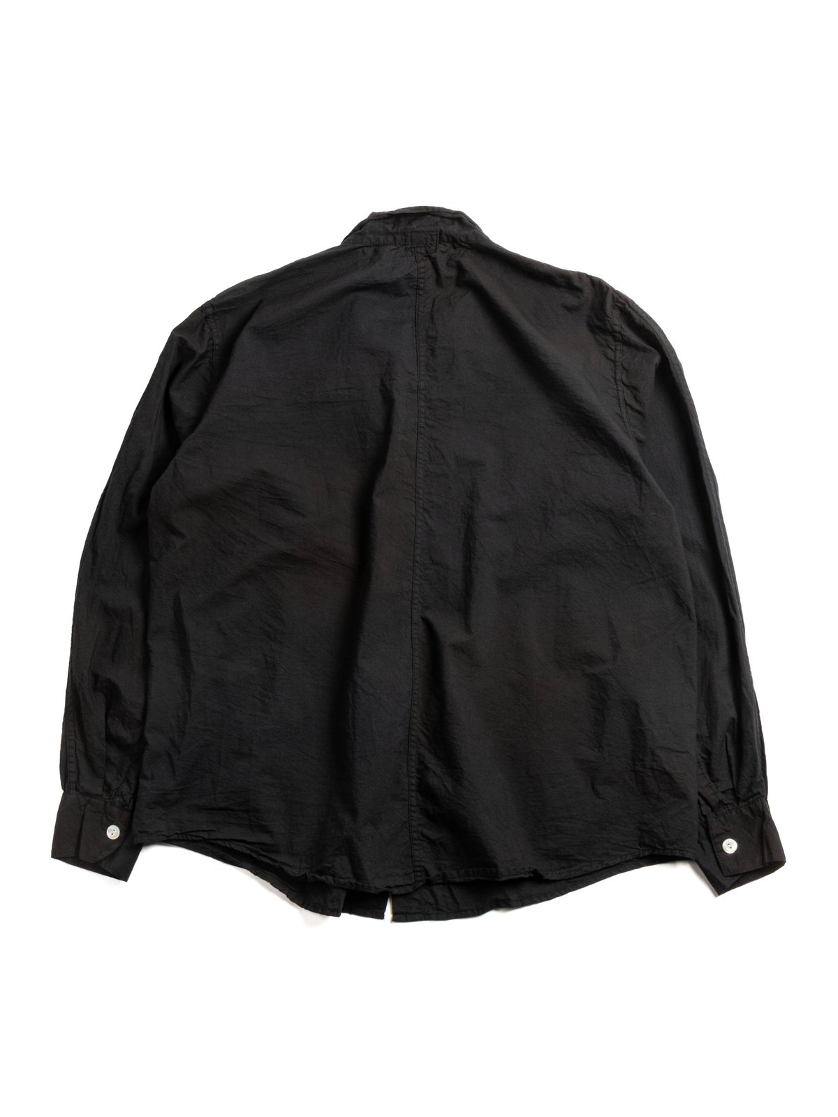 STOLE POCKET BUTTERFLY SHIRT DOPPLER STRIPE COTTON CAMBRIC BLACK HOLE - Image 5