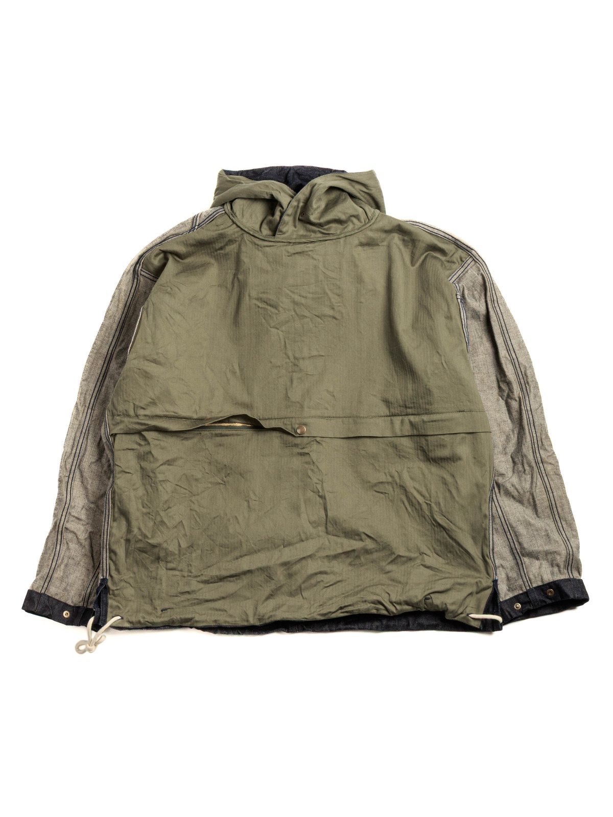 REVERSIBLE PULLOVER JACKET DENIM INDIGO - Image 8